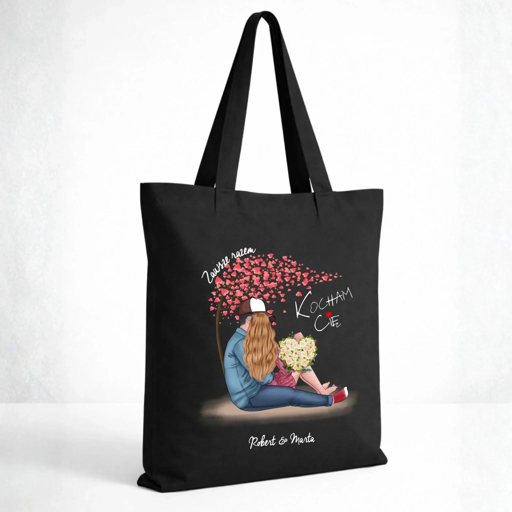 Torba dla par - Zawsze razem - personalizowana W04 - StoryCups.pl