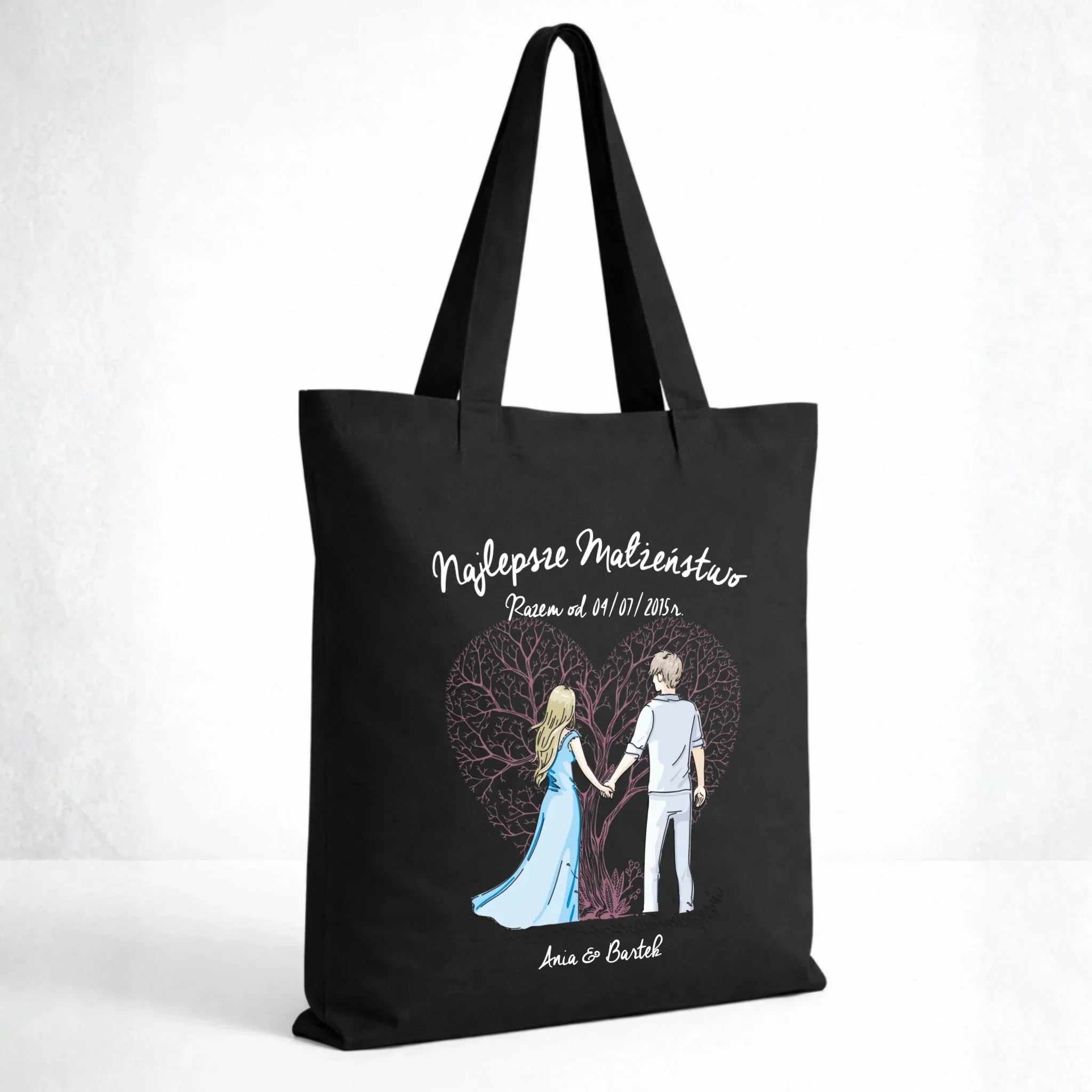 Torba dla par - Najlepsze małżeństwo - personalizowana W03 - StoryCups.pl