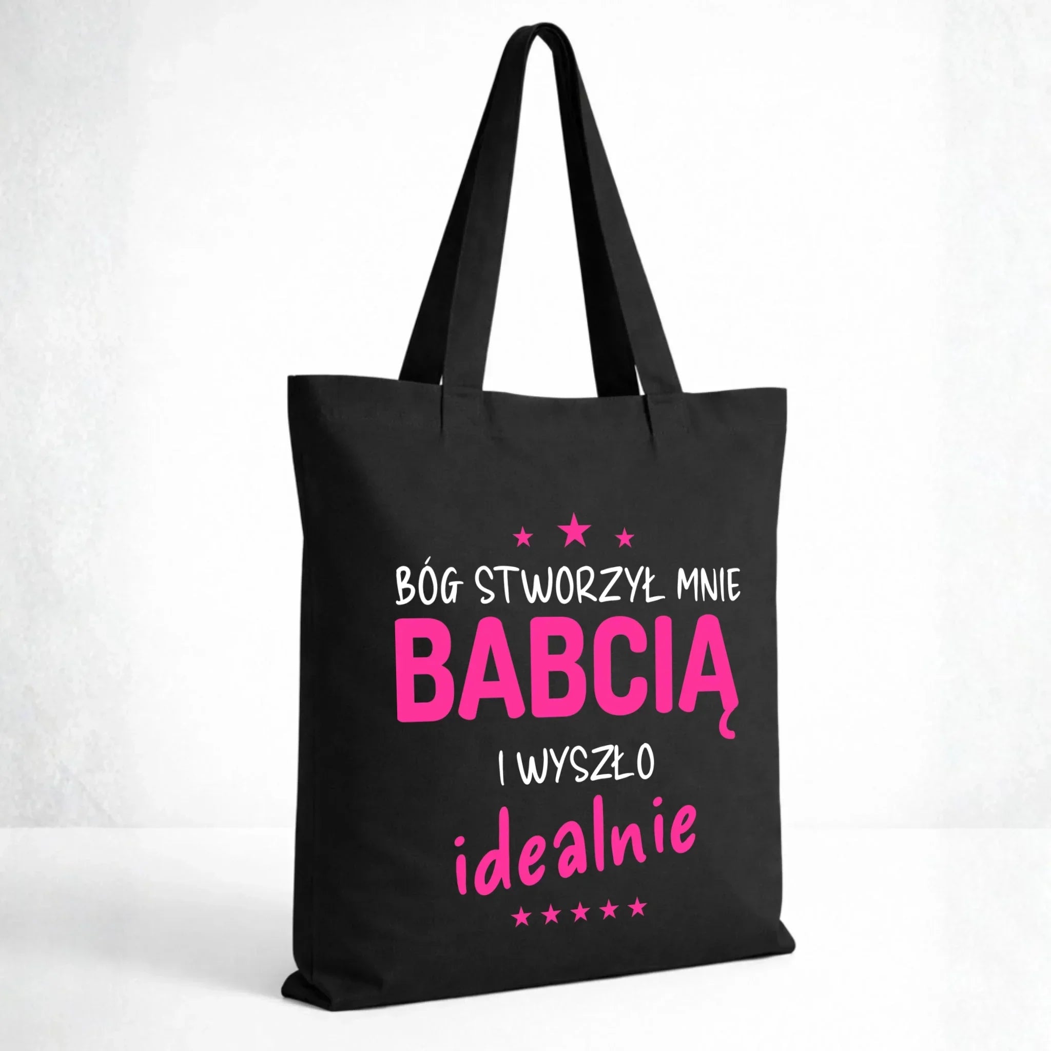 Torba dla babci - Bóg stworzył mnie babcią i wyszło idealnie B08 - StoryCups.pl