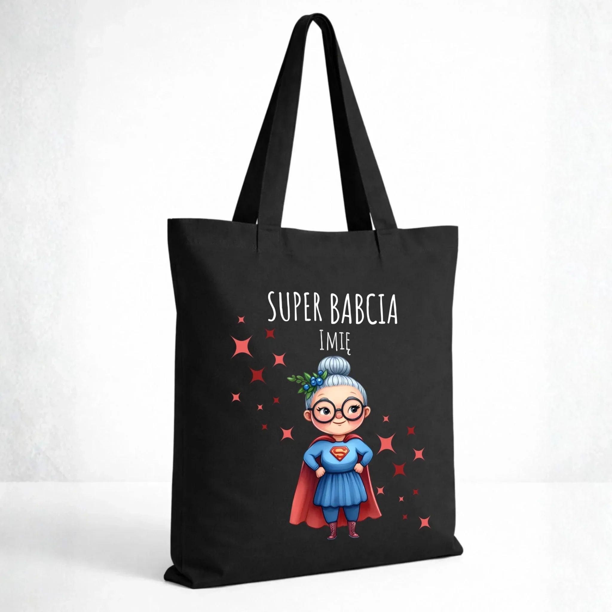 Torba dla babci - Super Babcia - personalizowana B02 - StoryCups.pl