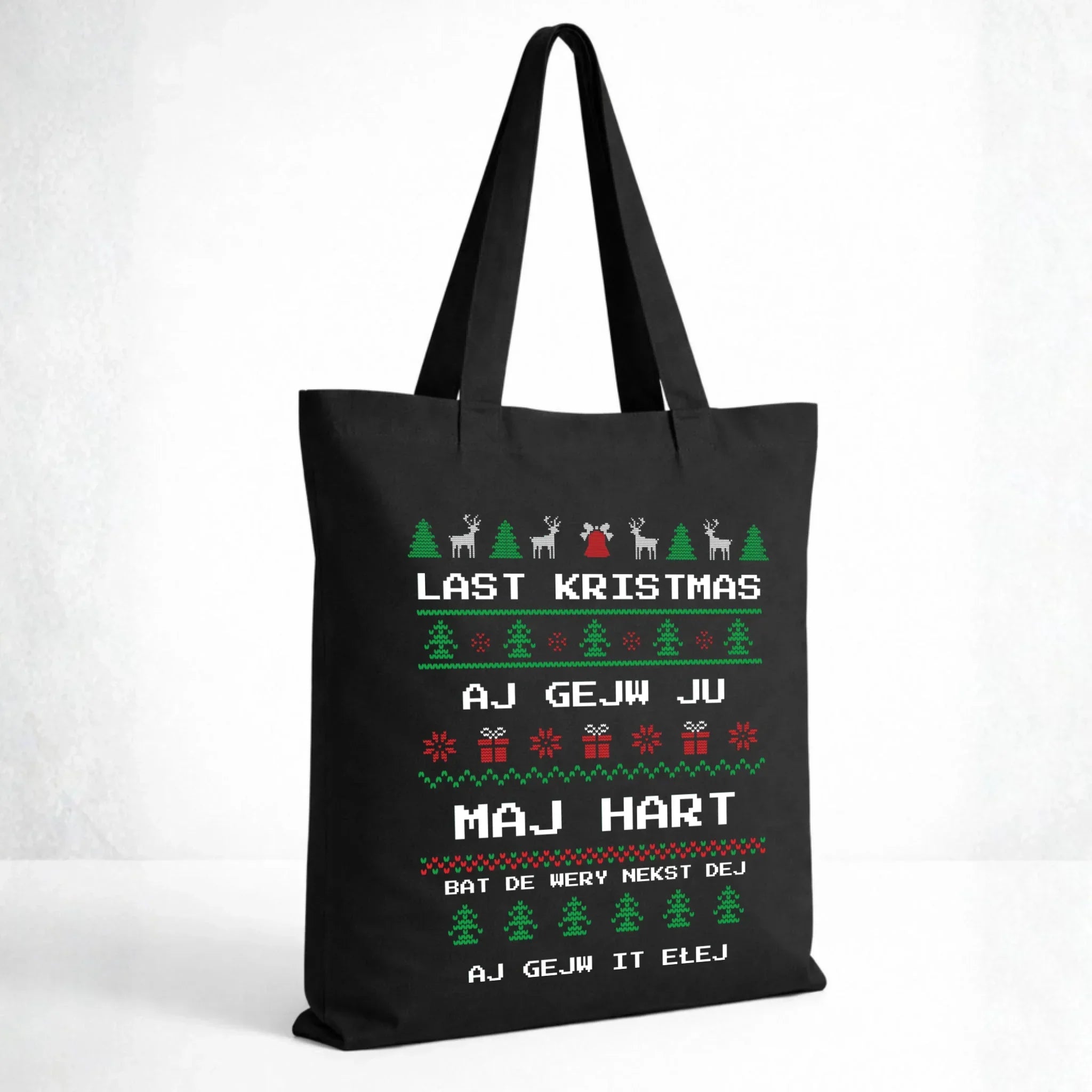 Torba świąteczna - Last kristmas aj gejw ju maj hart BN13 - StoryCups.pl