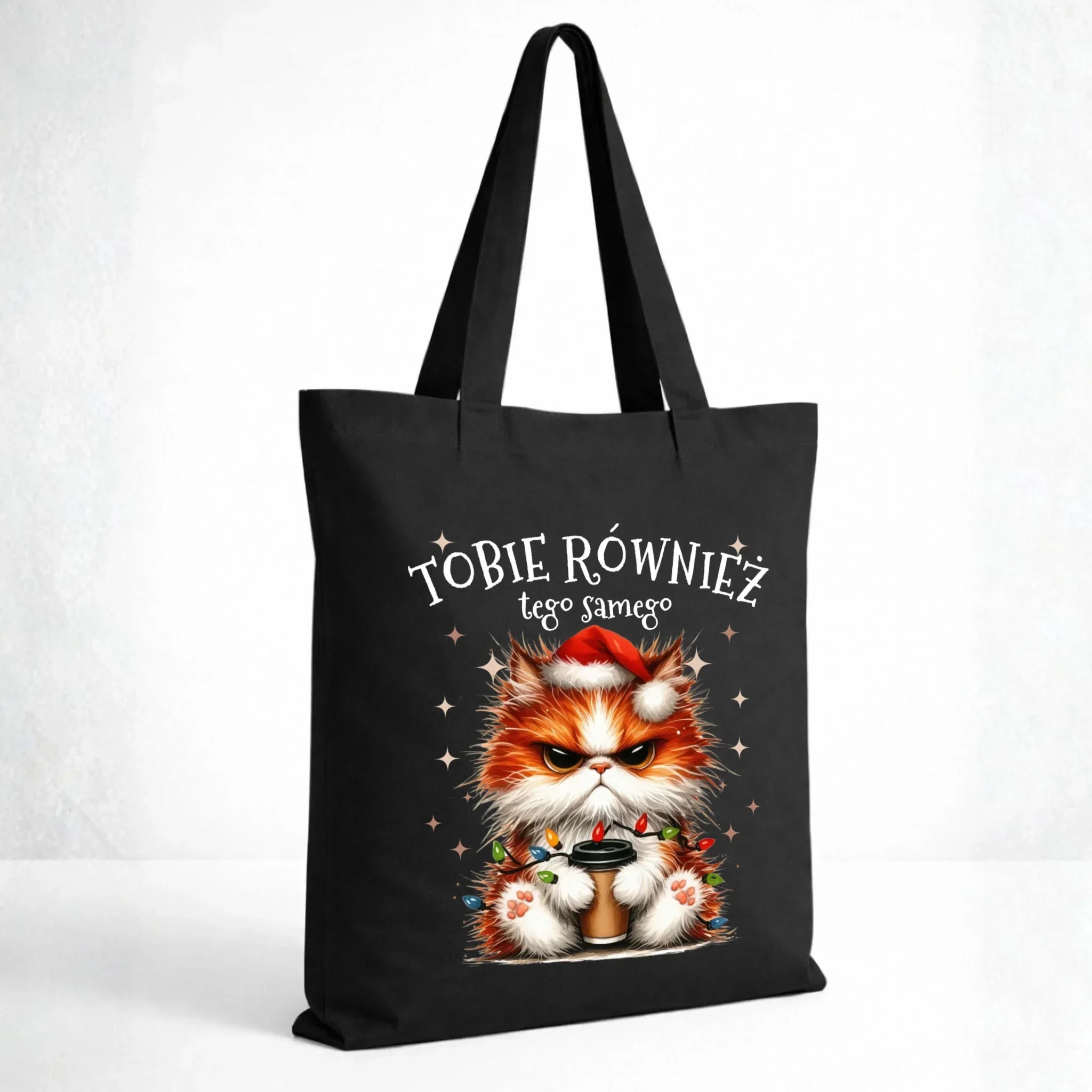 Torba świąteczna - Grumpy Cat Tobie również tego samego BN32 - StoryCups.pl