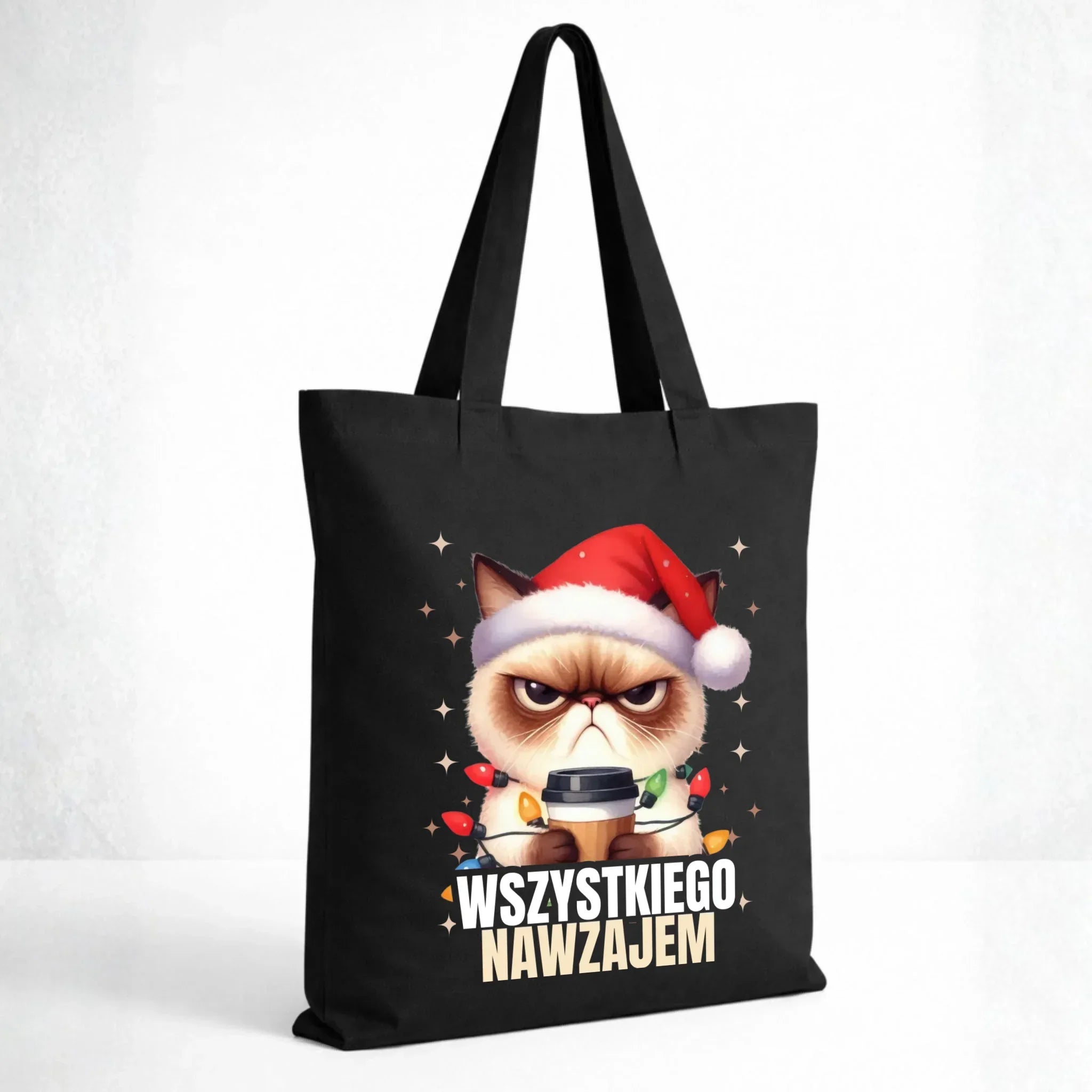 Torba świąteczna - Grumpy Cat Wszystkiego nawzajem BN33 - StoryCups.pl