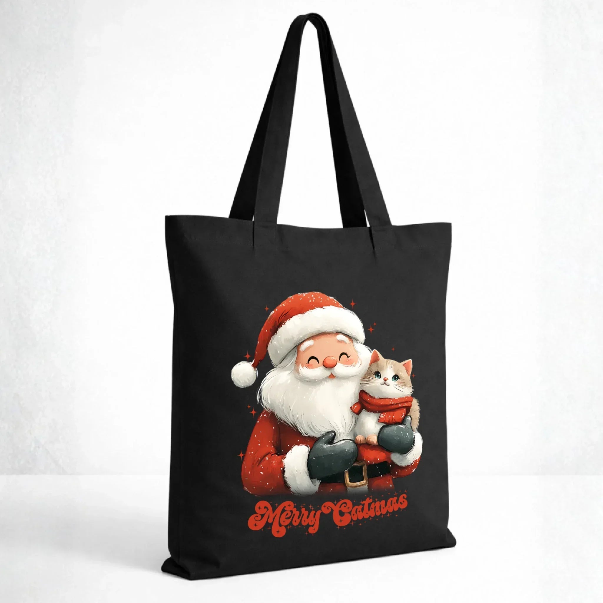 Torba świąteczna - prezent dla kociary - Merry Catmas BN38 - StoryCups.pl