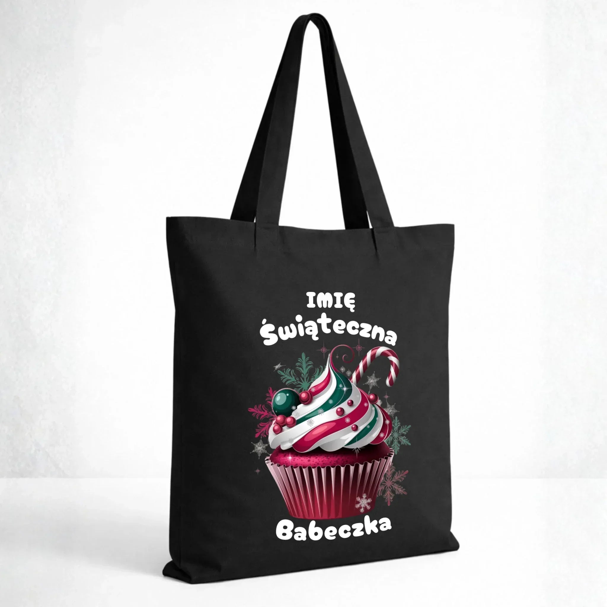 Torba na święta - Świąteczna babeczka - personalizowana BN30 - StoryCups.pl