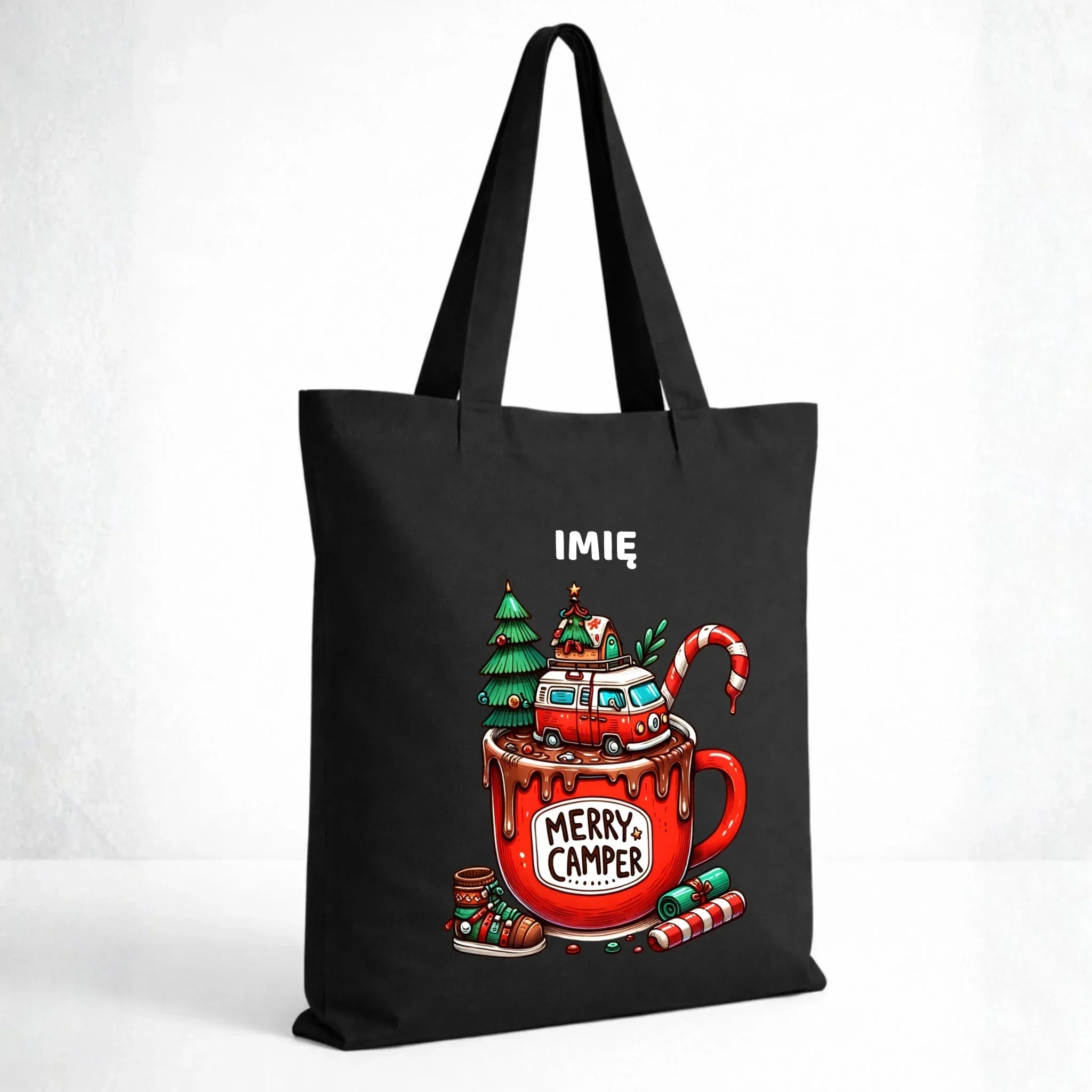 Torba świąteczna - Kamper Merry Camper - personalizowana BN43 - StoryCups.pl