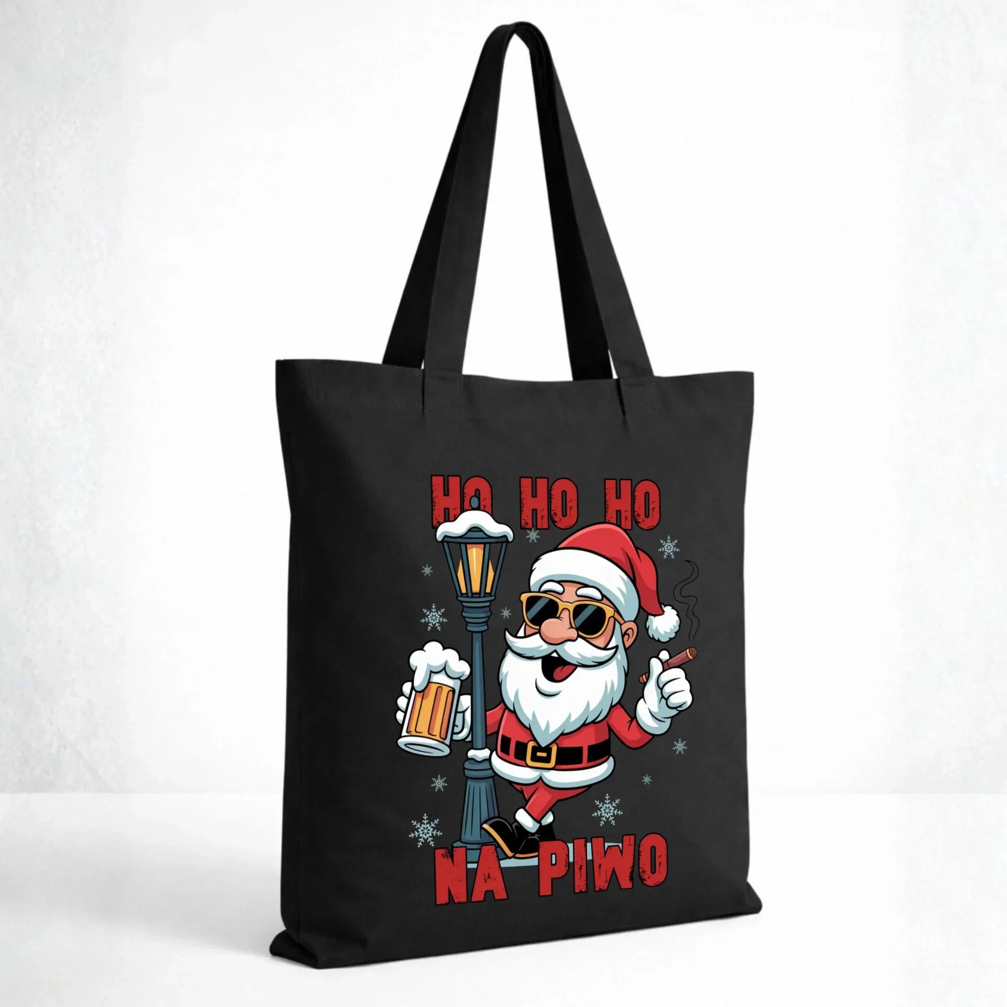 Torba świąteczna - Mikołaj Ho ho ho na piwo BN64 - StoryCups.pl