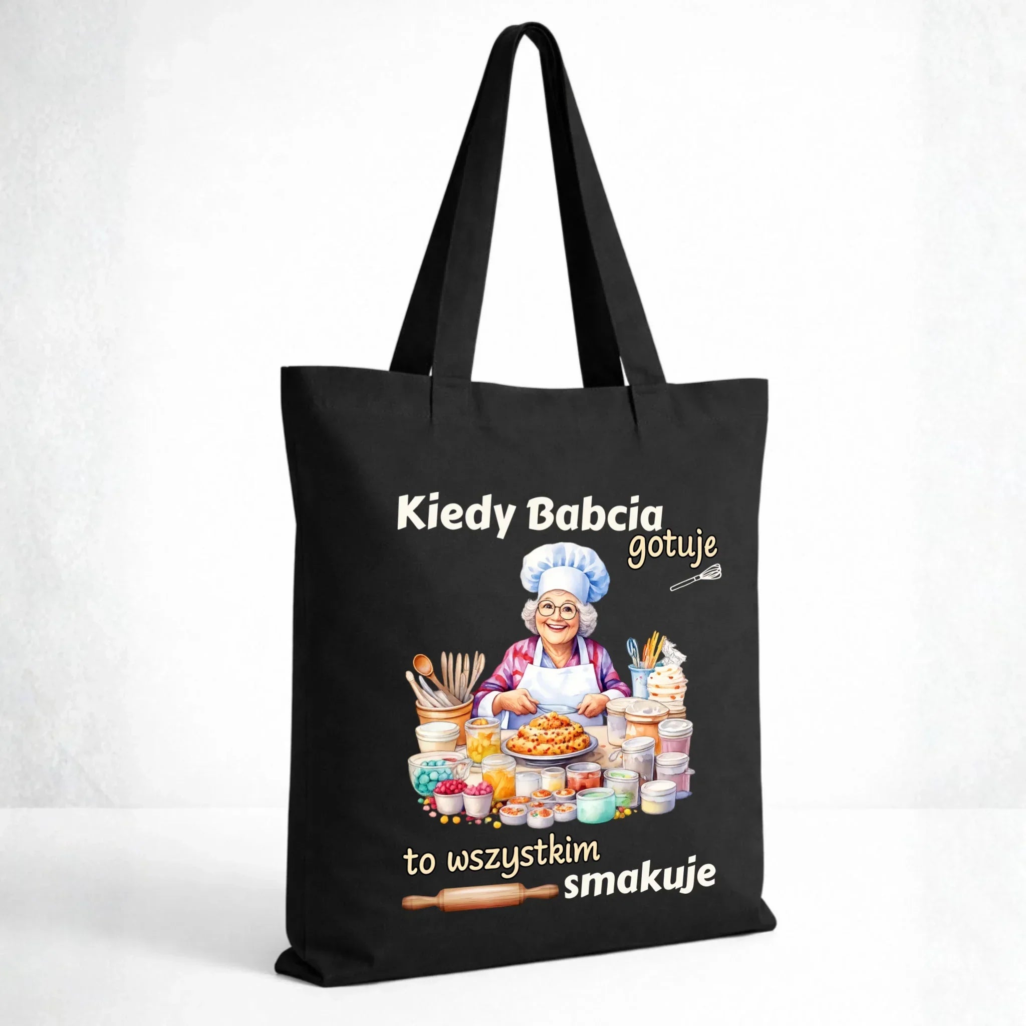 Torba dla babci - Kiedy babcia gotuje to wszystkim smakuje B34 - StoryCups.pl