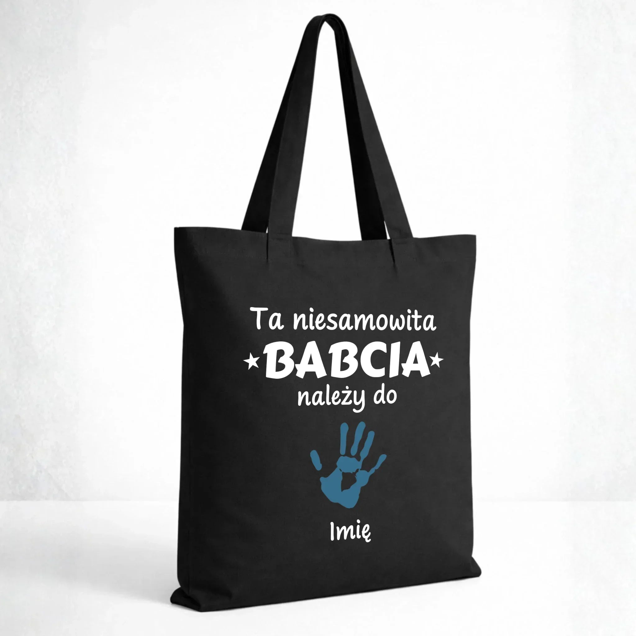 Torba dla babci - Babcia należy do wnuków 1–6 imion – personalizowana B33 - StoryCups.pl
