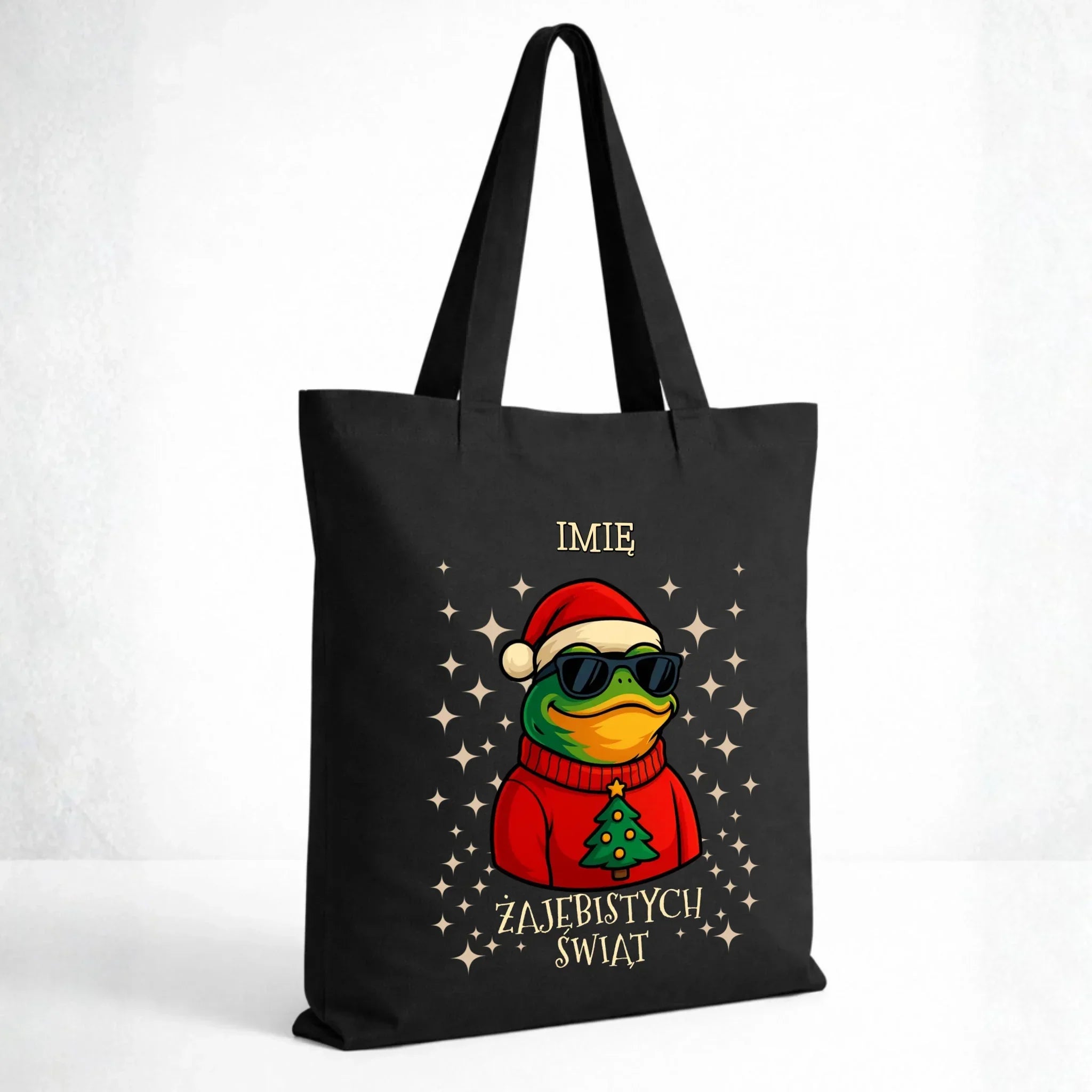 Torba świąteczna - Żajebistych Świąt - personalizowana BN144 - StoryCups.pl
