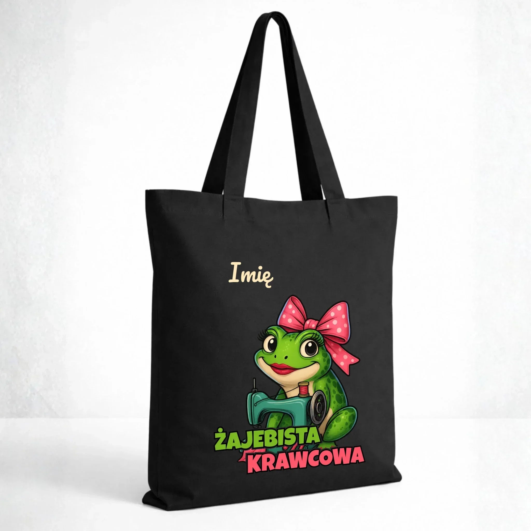 Torba szyciowa dla krawcowej - Żajebista Krawcowa - personalizowana HS32 - StoryCups.pl