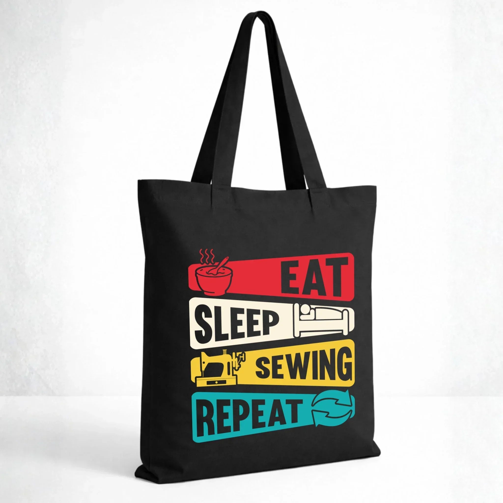 Torba szyciowa dla krawcowej - Eat sleep sewing repeat HS21 - StoryCups.pl