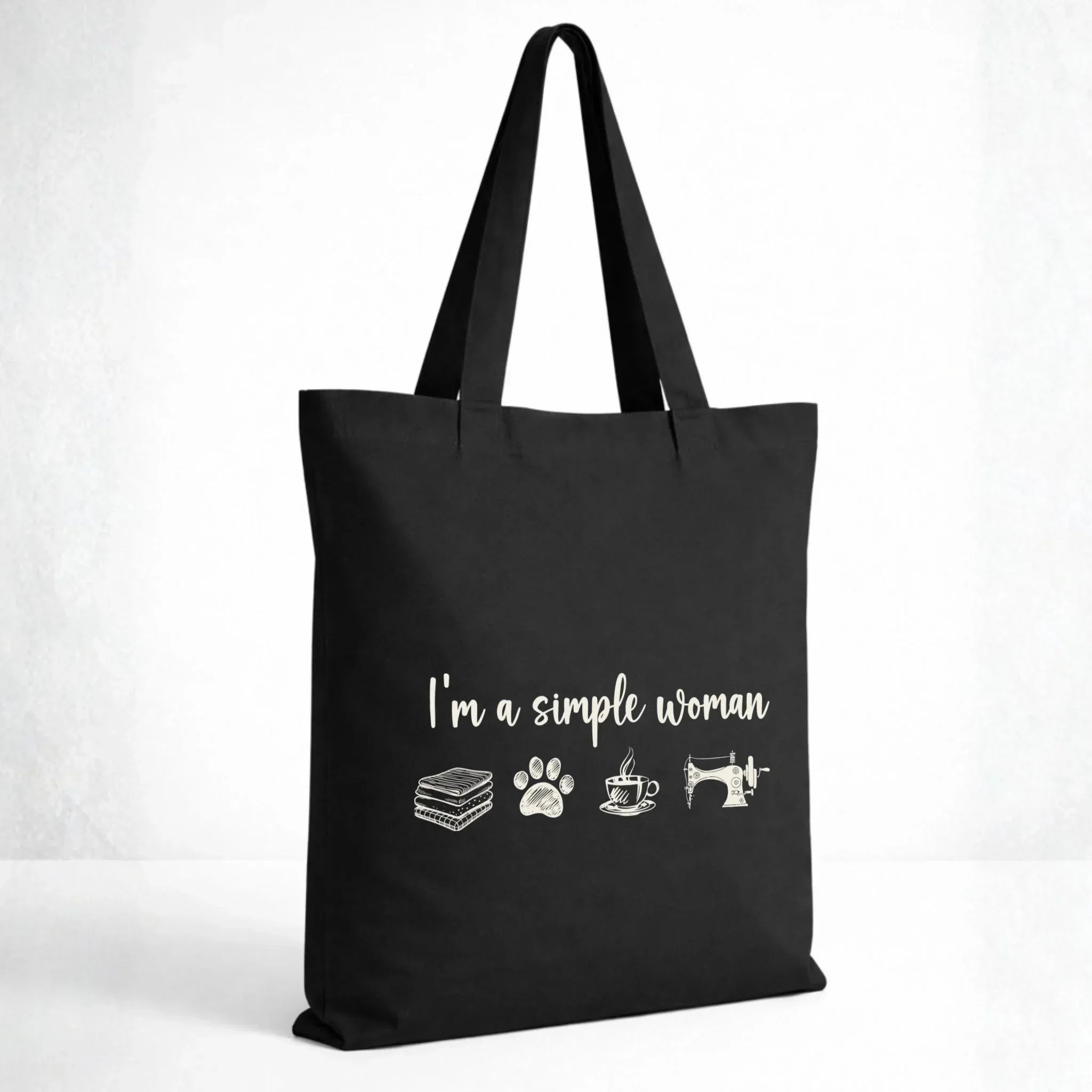 Torba szyciowa dla krawcowej - I'm a simple woman HS20 - StoryCups.pl