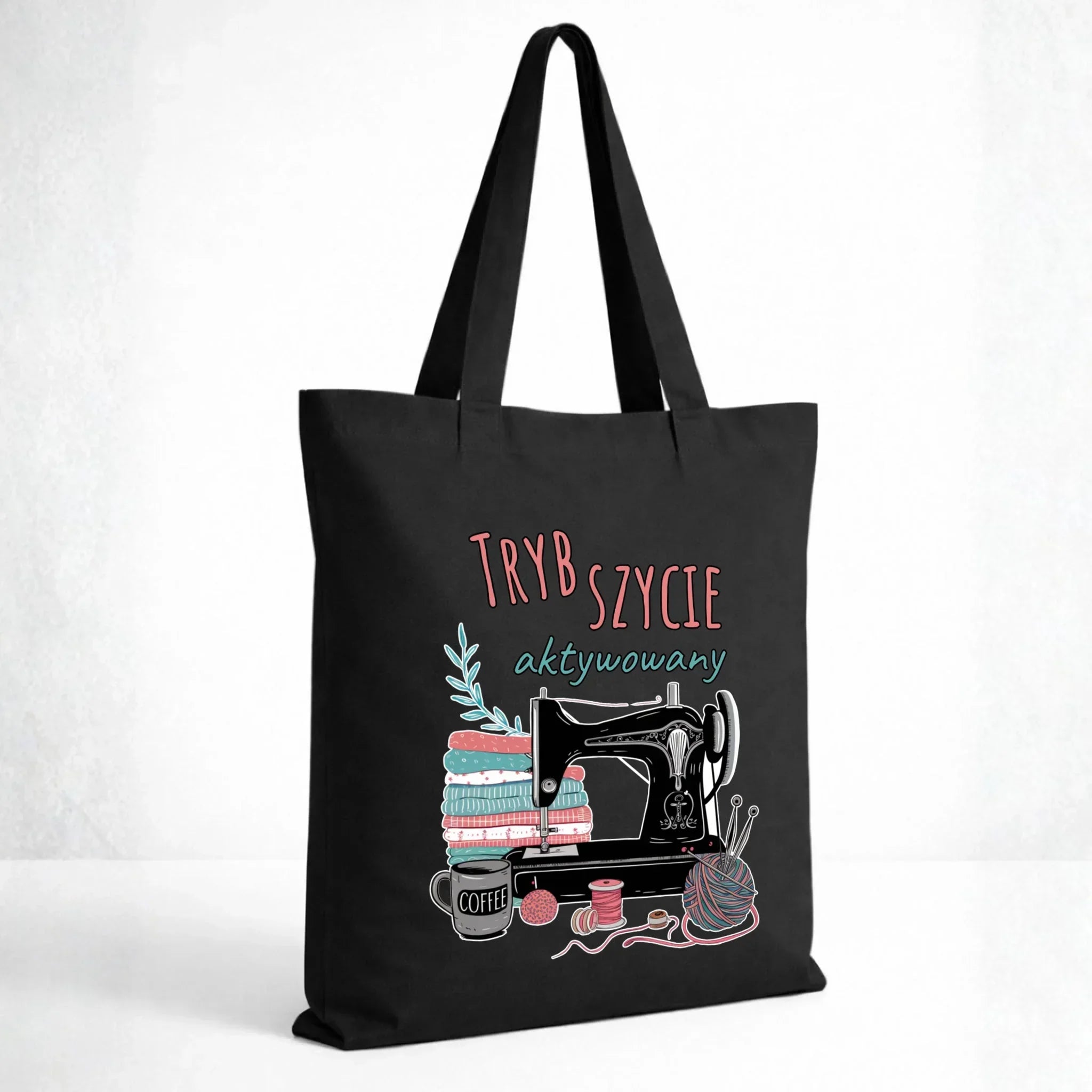 Torba szyciowa dla krawcowej - Tryb szycie aktywowany HS06 - StoryCups.pl