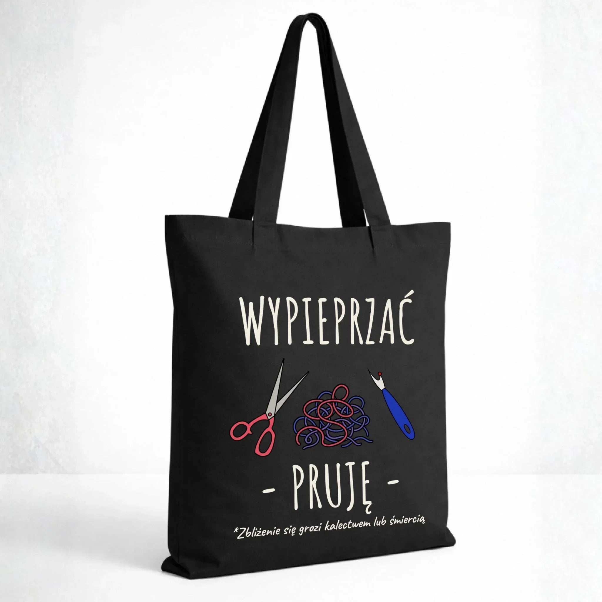 Torba szyciowa dla krawcowej - Wypieprzać, pruję HS08 - StoryCups.pl
