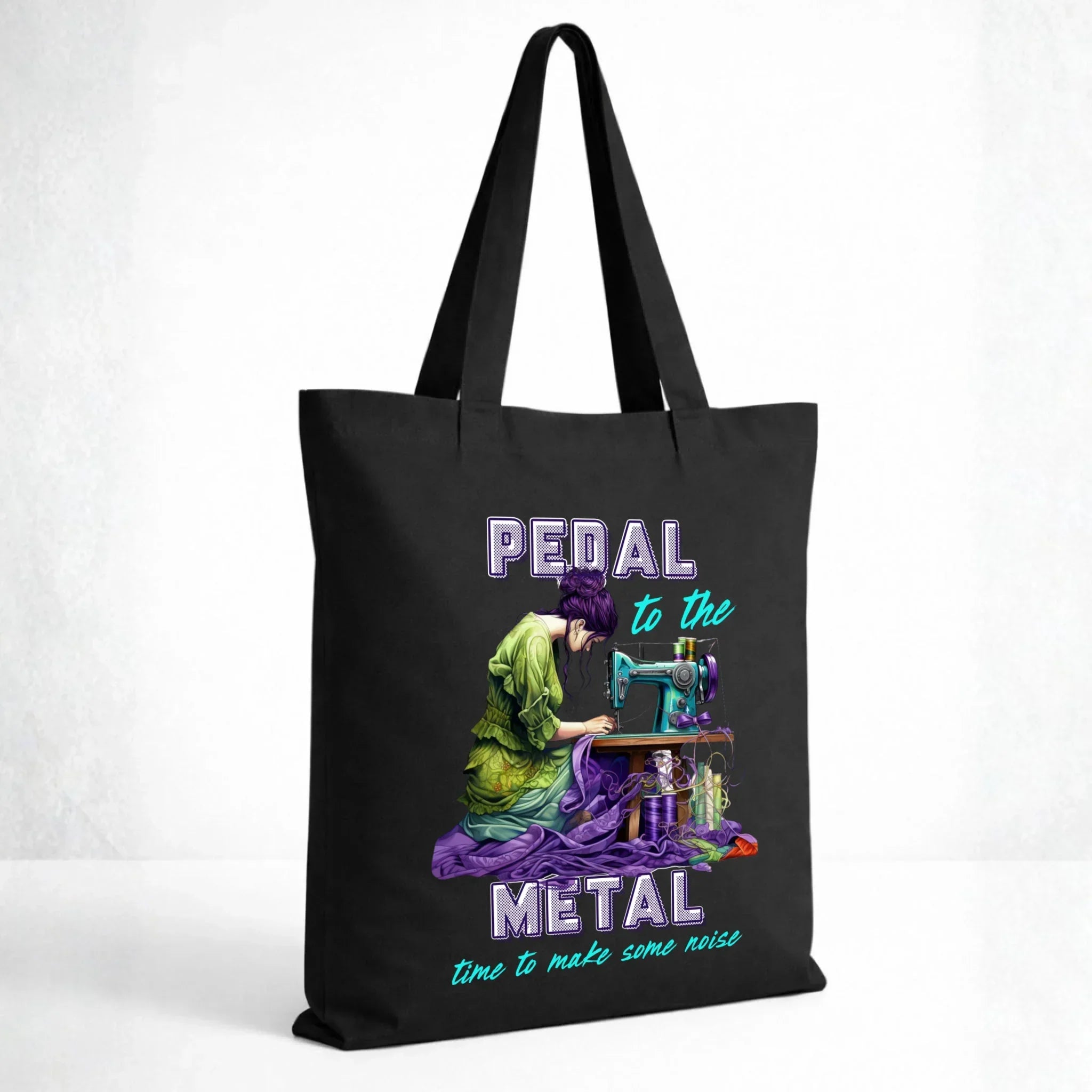 Torba szyciowa - prezent dla krawcowej - PEDAL METAL HS01 - StoryCups.pl
