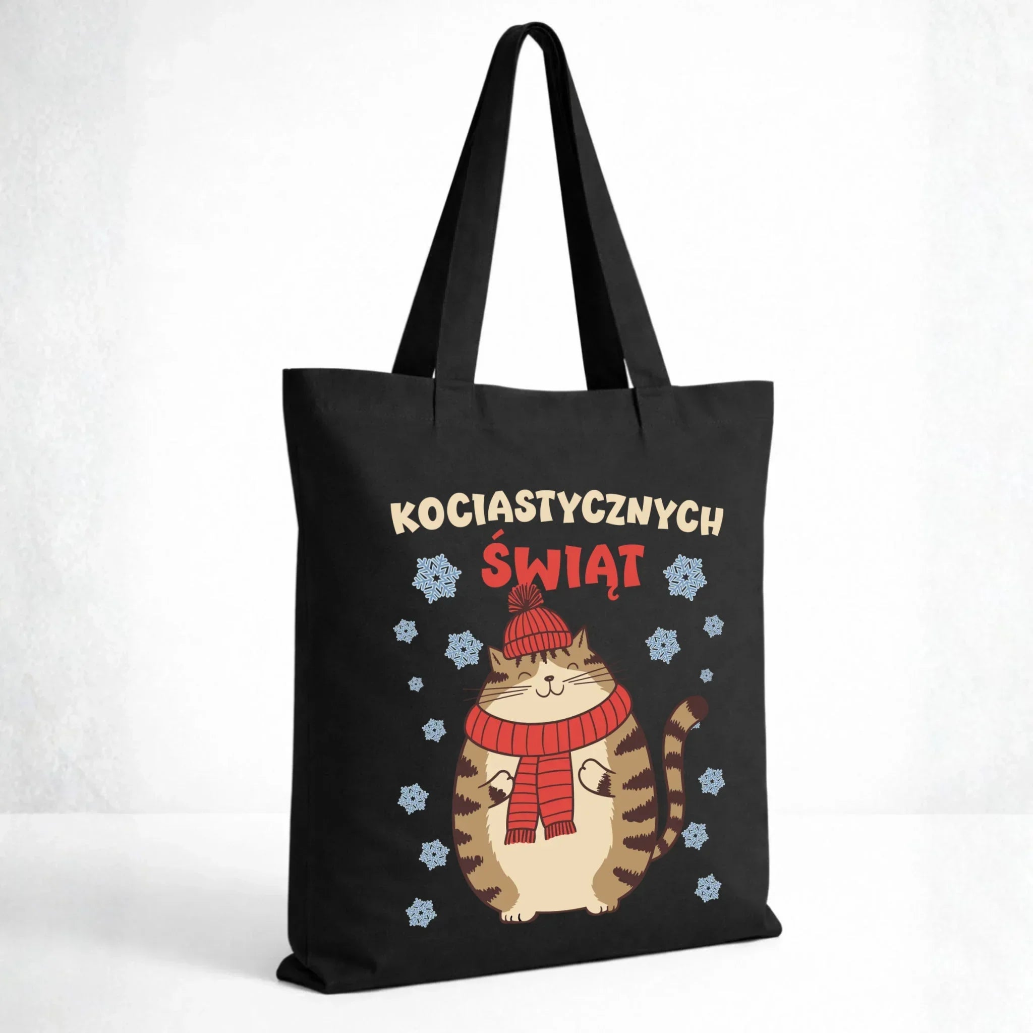 Torba świąteczna - prezent na święta - Kociastycznych świąt BN154 - StoryCups.pl
