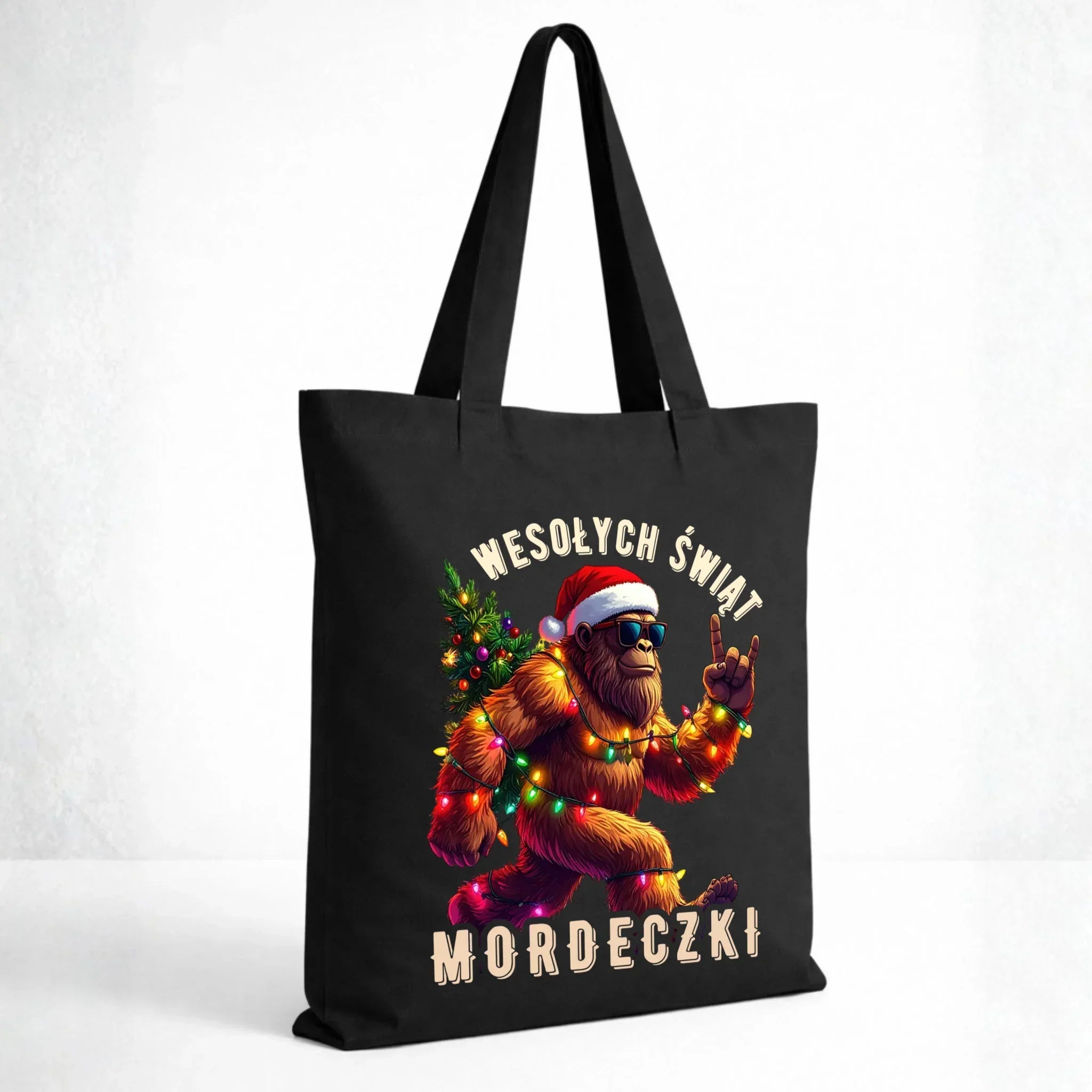 Torba świąteczna - prezent na święta - Yeti Wesołych Świąt mordeczki BN152 - StoryCups.pl