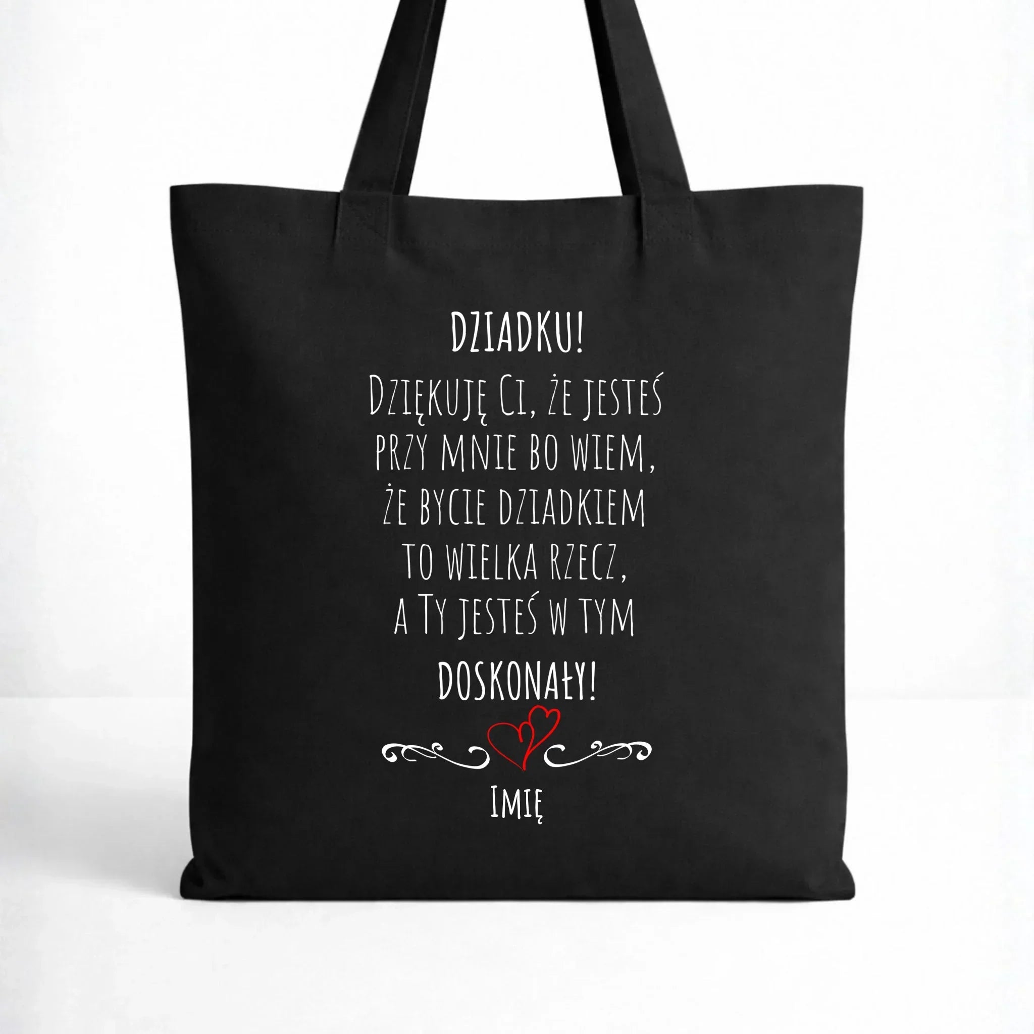Torba dla dziadka - Dziadku jesteś doskonały dedykacja - personalizowana D22 - StoryCups.pl