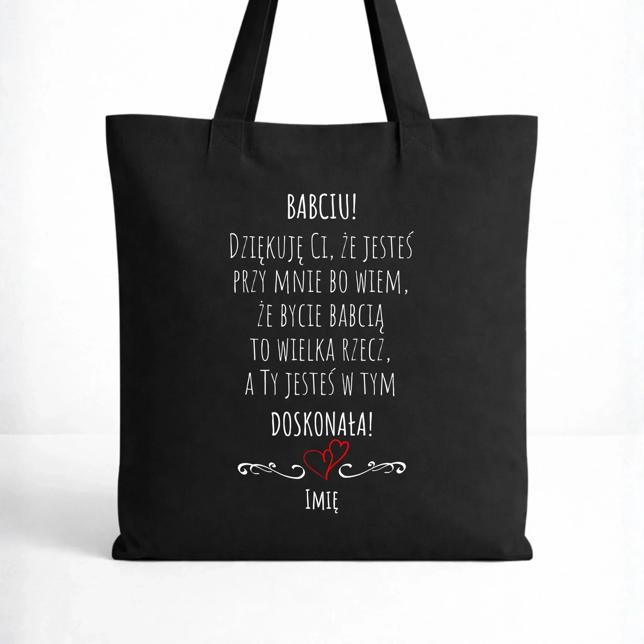Torba dla babci - Babciu jesteś doskonała dedykacja - personalizowana B22 - StoryCups.pl