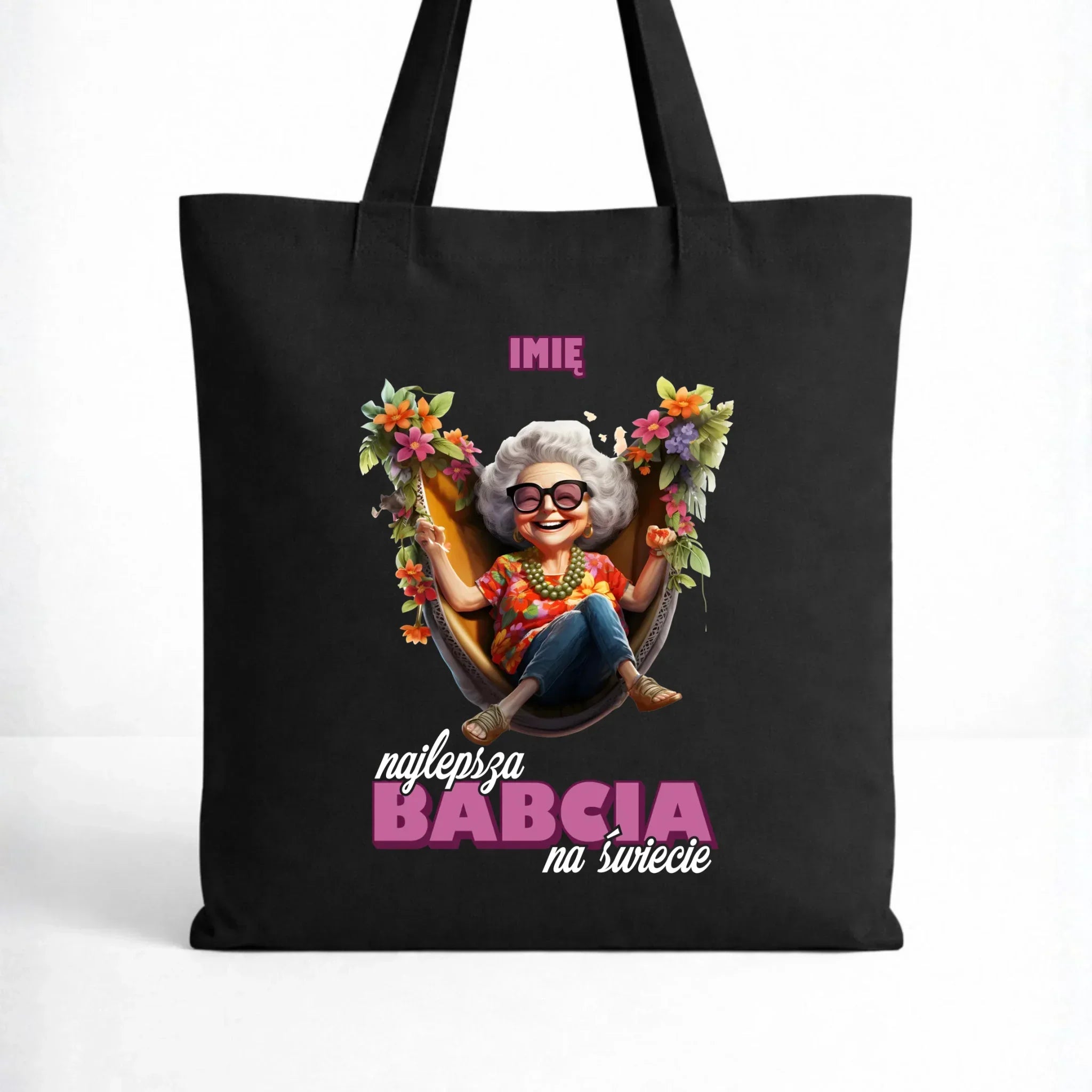 Torba dla babci - Najlepsza Babcia na świecie - personalizowana B14 - StoryCups.pl