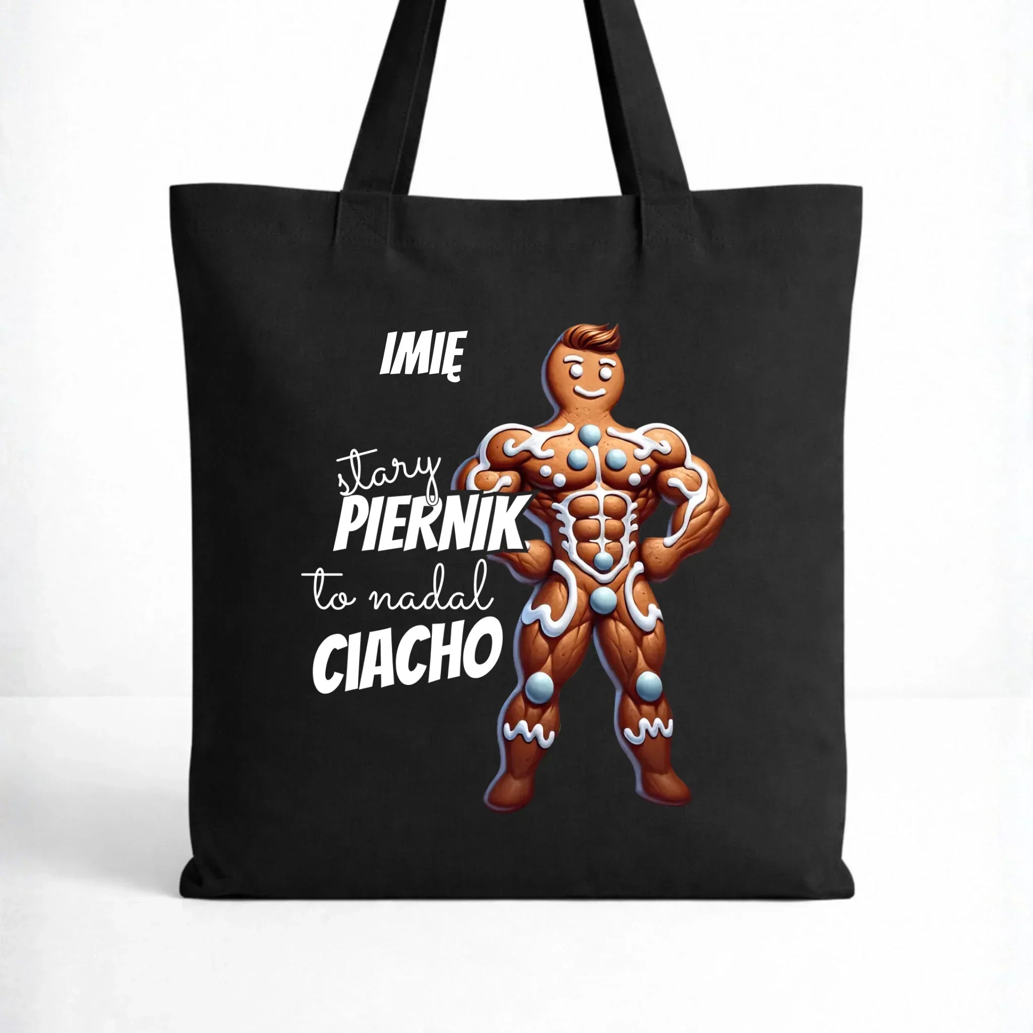 Torba świąteczna - Stary piernik to nadal ciacho - personalizowana BN23 - StoryCups.pl