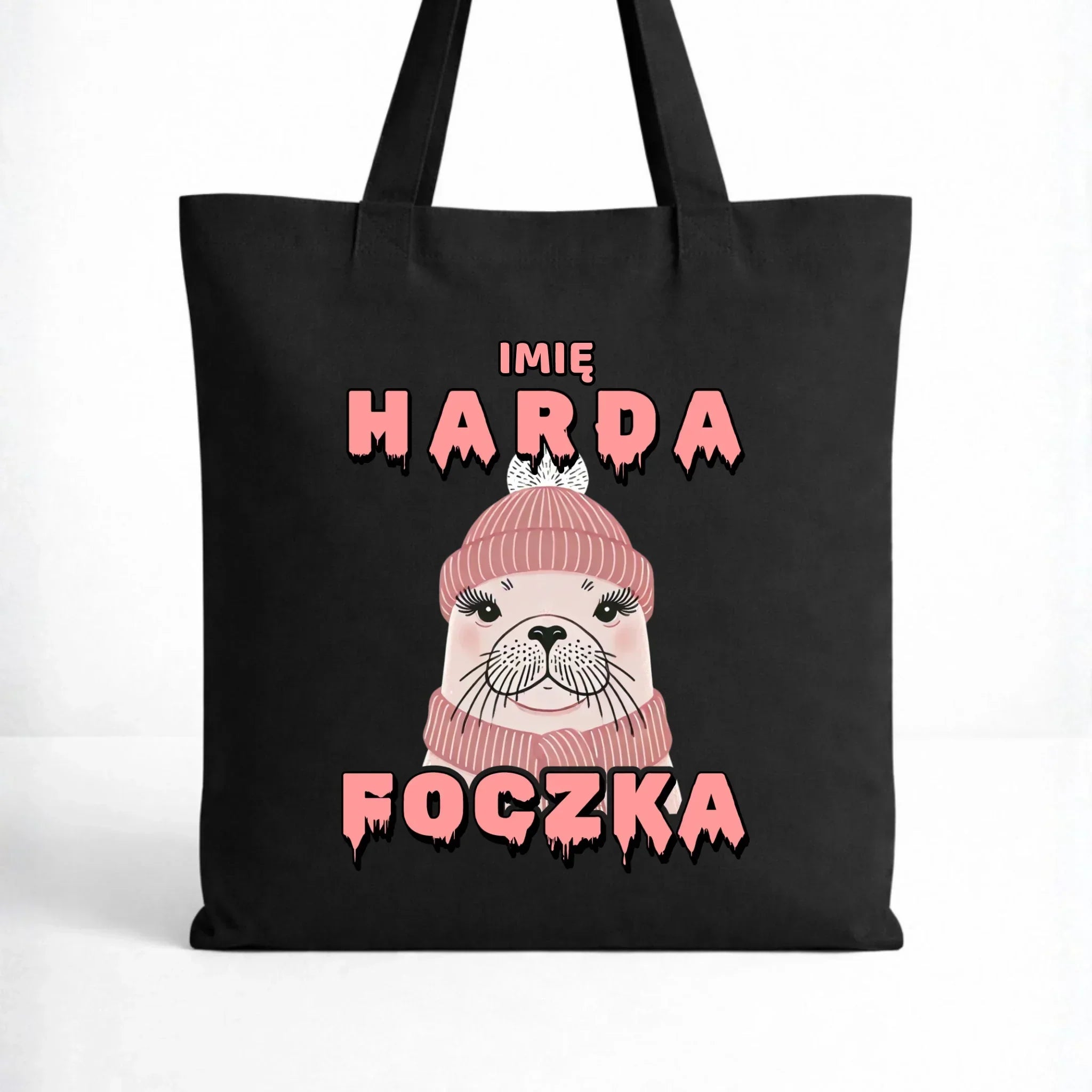 Torba - prezent dla morsa - Harda foczka - personalizowana HM05 - StoryCups.pl