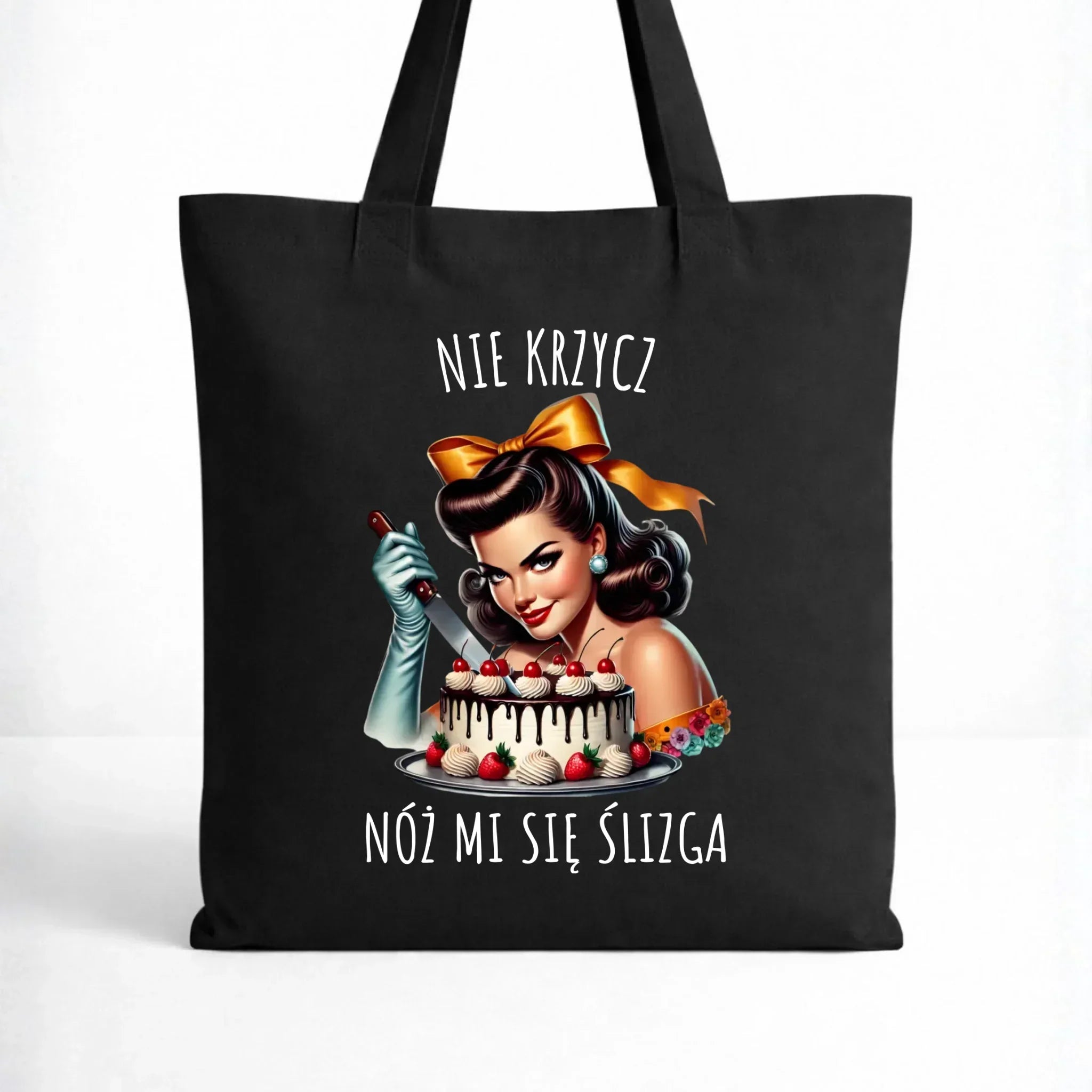 Torba - Nie krzycz, nóż mi się ślizga - Czarny humor DZ22 - StoryCups.pl