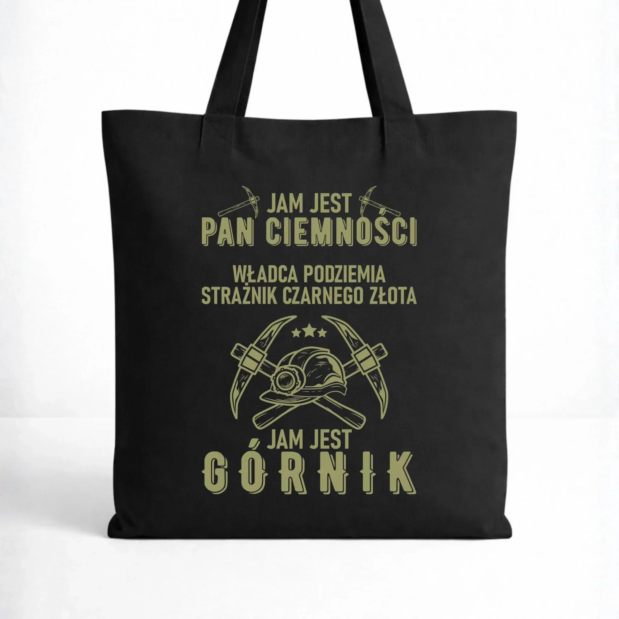 Torba - prezent dla górnika - Pan ciemności jam jest górnik G04 - StoryCups.pl