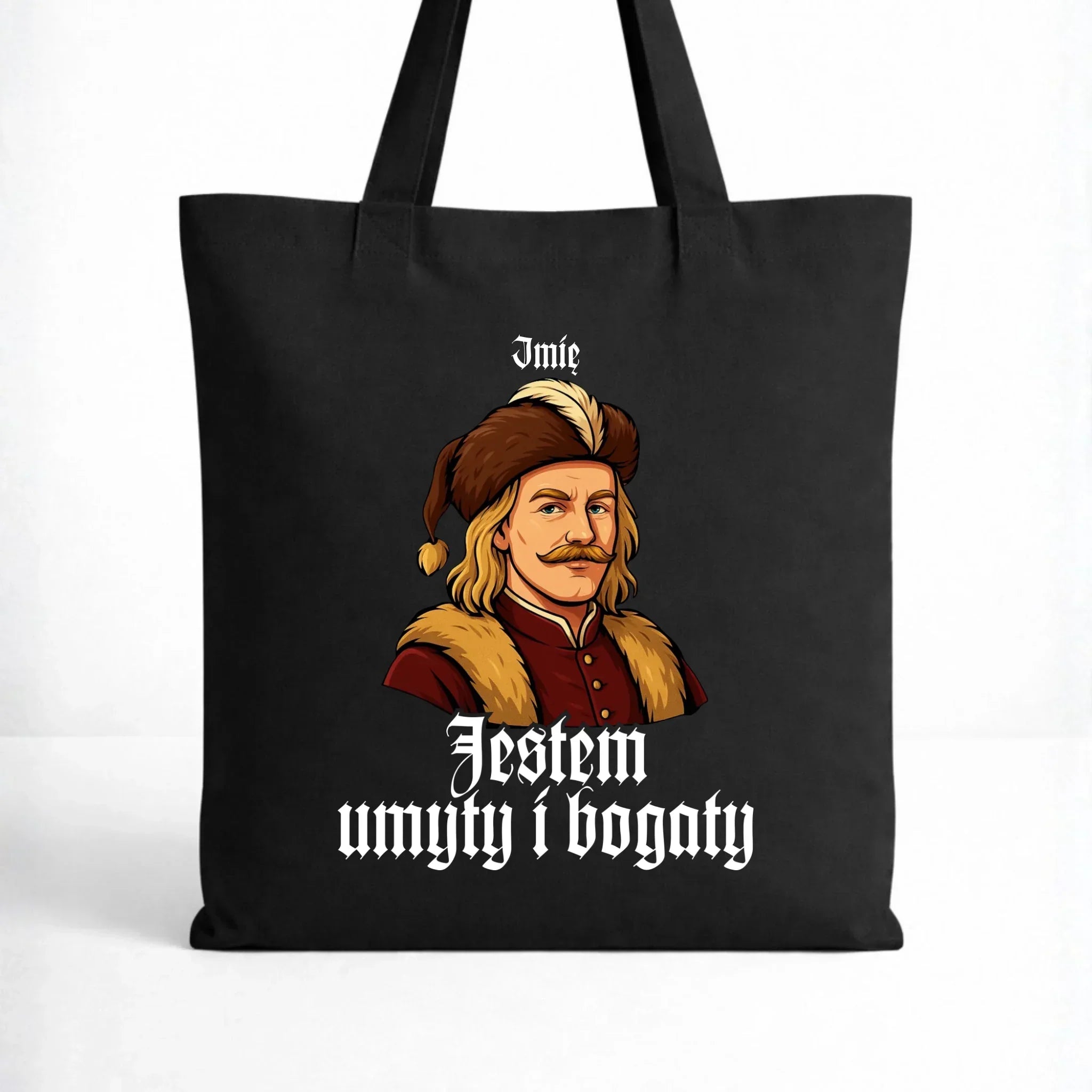 Torba - Jestem umyty i bogaty - dla fanów serialu 1670 - personalizowana H60 - StoryCups.pl