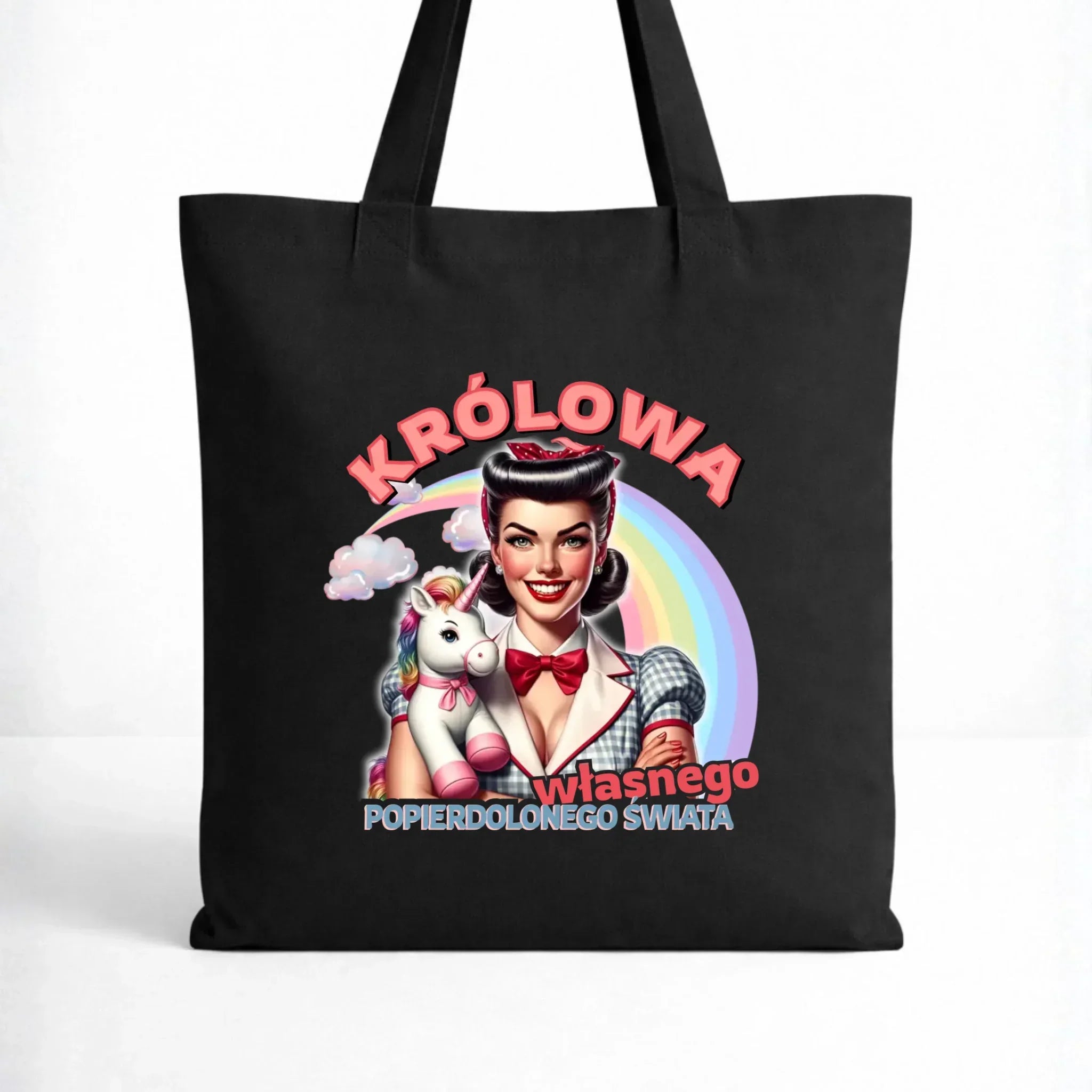 Torba retro – Królowa własnego popierd*onego świata - bez cenzury DZ08 - StoryCups.pl