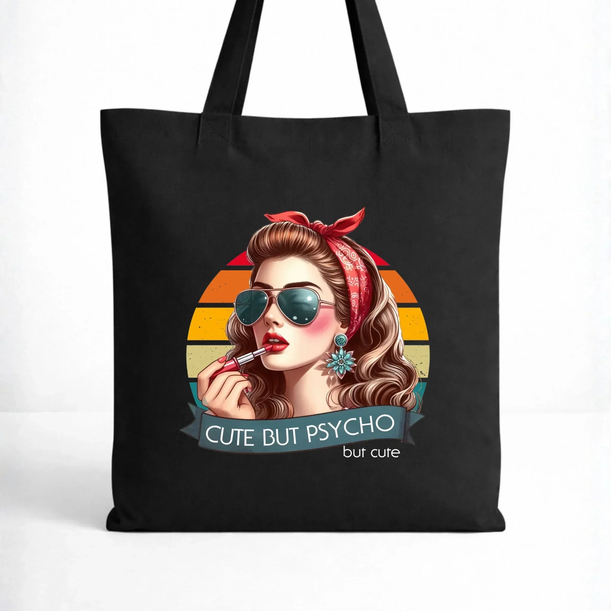 Torba – Cute but psycho - w stylu retro DZ09 - StoryCups.pl