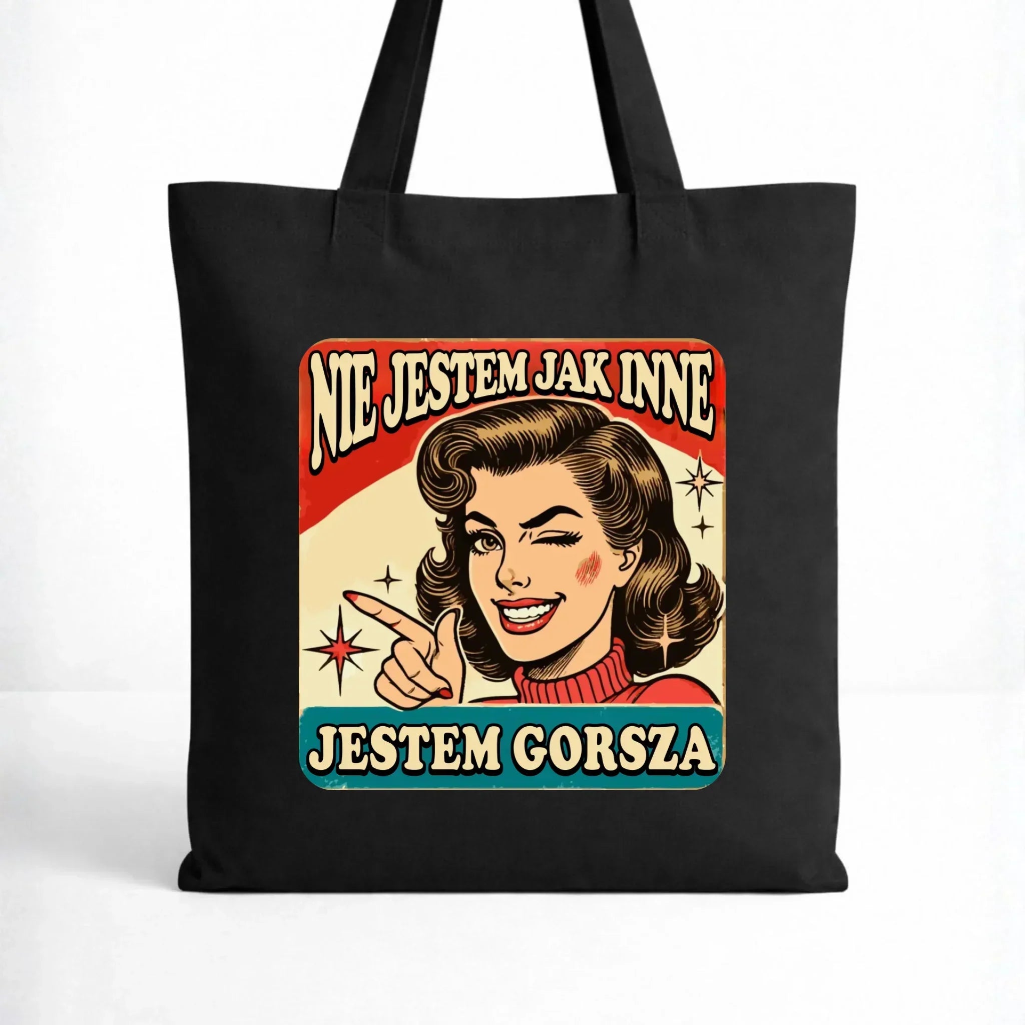 Torba - Nie jestem jak inne, jestem gorsza - w stylu retro DZ07 - StoryCups.pl