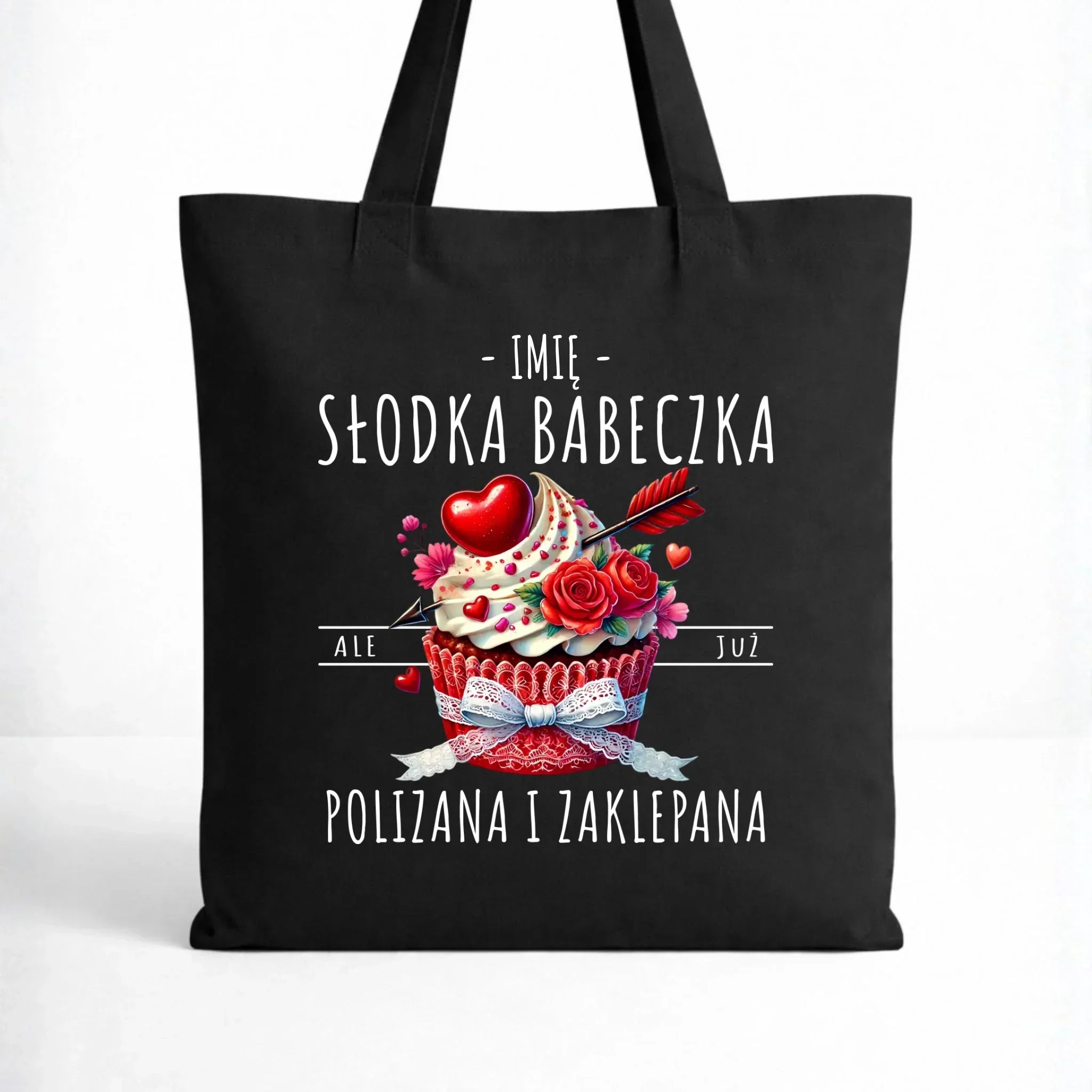 Torba - Słodka babeczka polizana i zaklepana - personalizowana W37 - StoryCups.pl