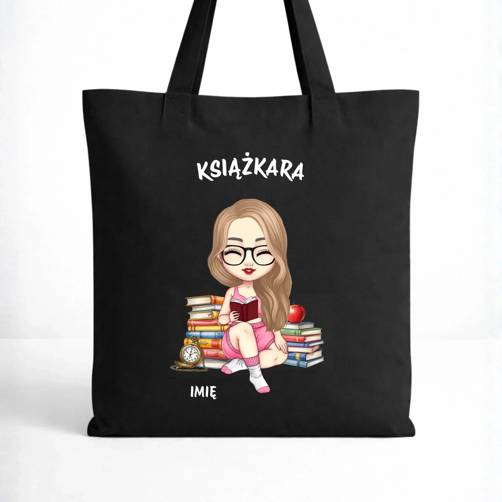 Torba - Książkara - Prezent dla miłośniczki czytania książek - personalizowana DZ04 - StoryCups.pl
