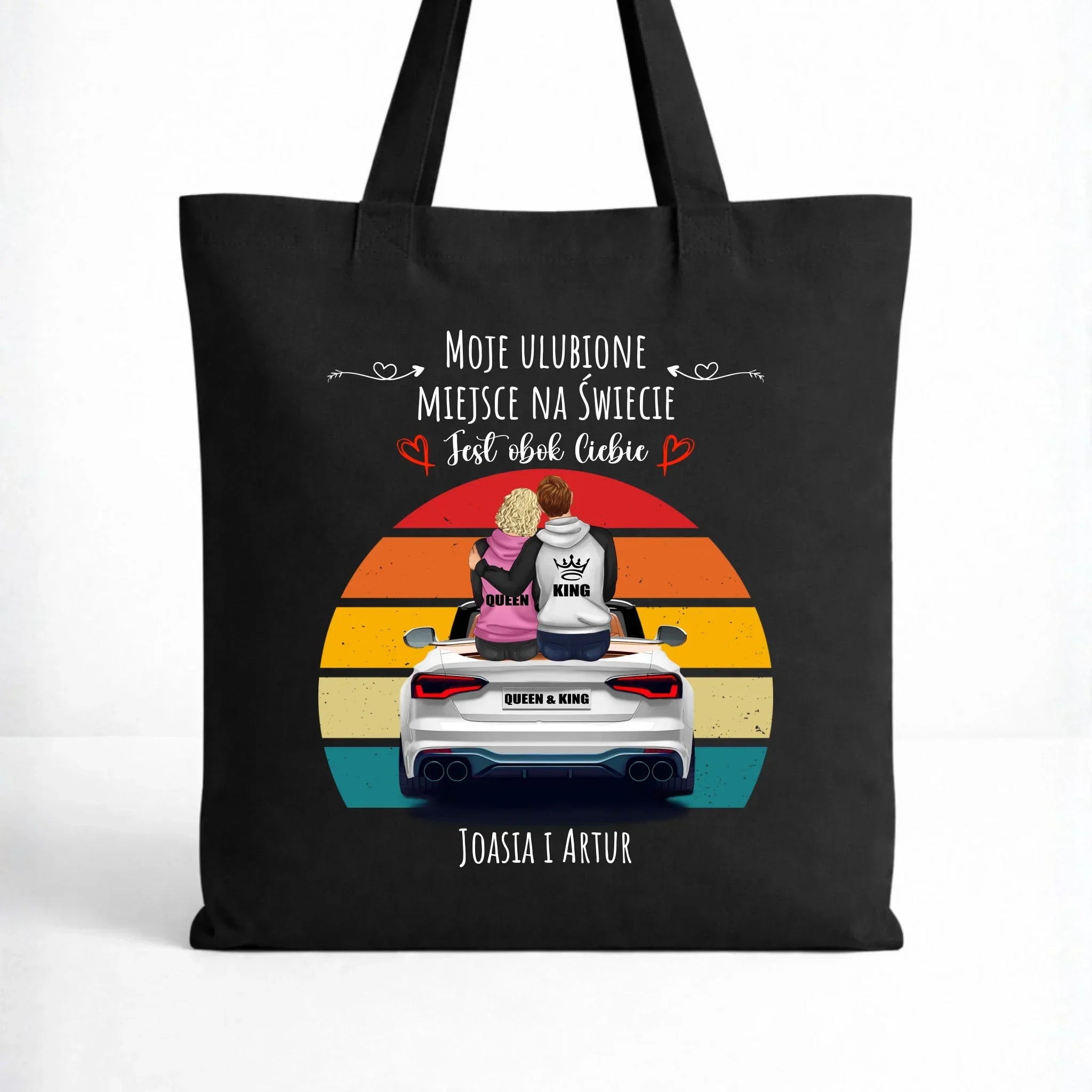 Torba dla par - Moje ulubione miejsce - personalizowana W06 - StoryCups.pl