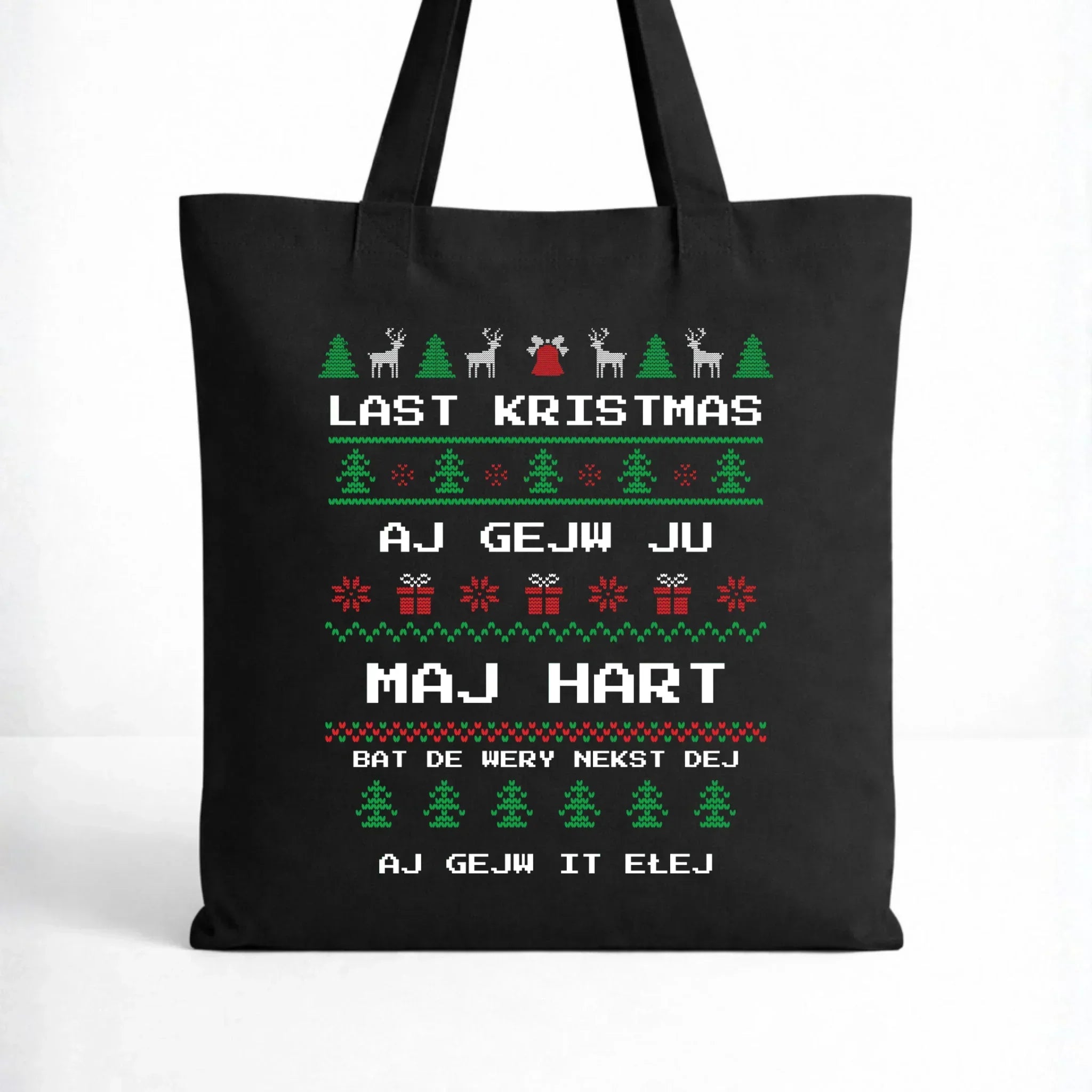 Torba świąteczna - Last kristmas aj gejw ju maj hart BN13 - StoryCups.pl
