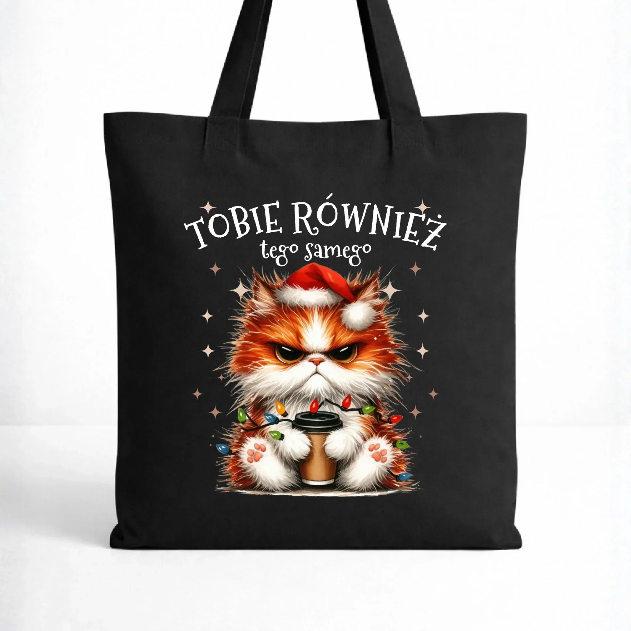 Torba świąteczna - Grumpy Cat Tobie również tego samego BN32 - StoryCups.pl