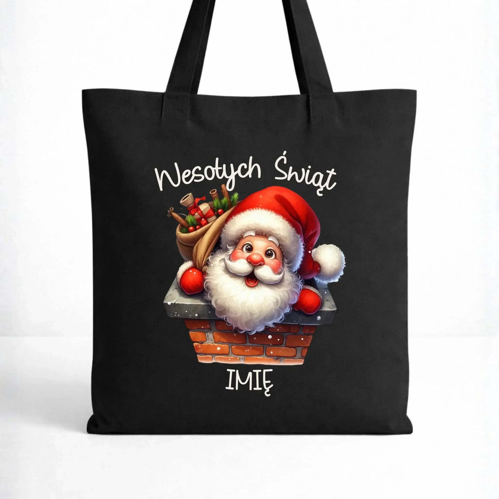 Torba świąteczna - prezent na Mikołajki Mikołaj - personalizowana BN08 - StoryCups.pl