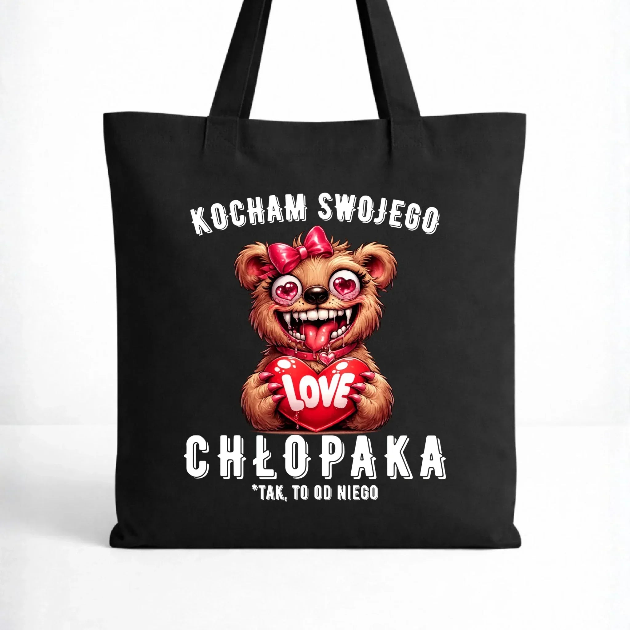 Torba dla dziewczyny - Kocham swojego chłopaka W89 - StoryCups.pl