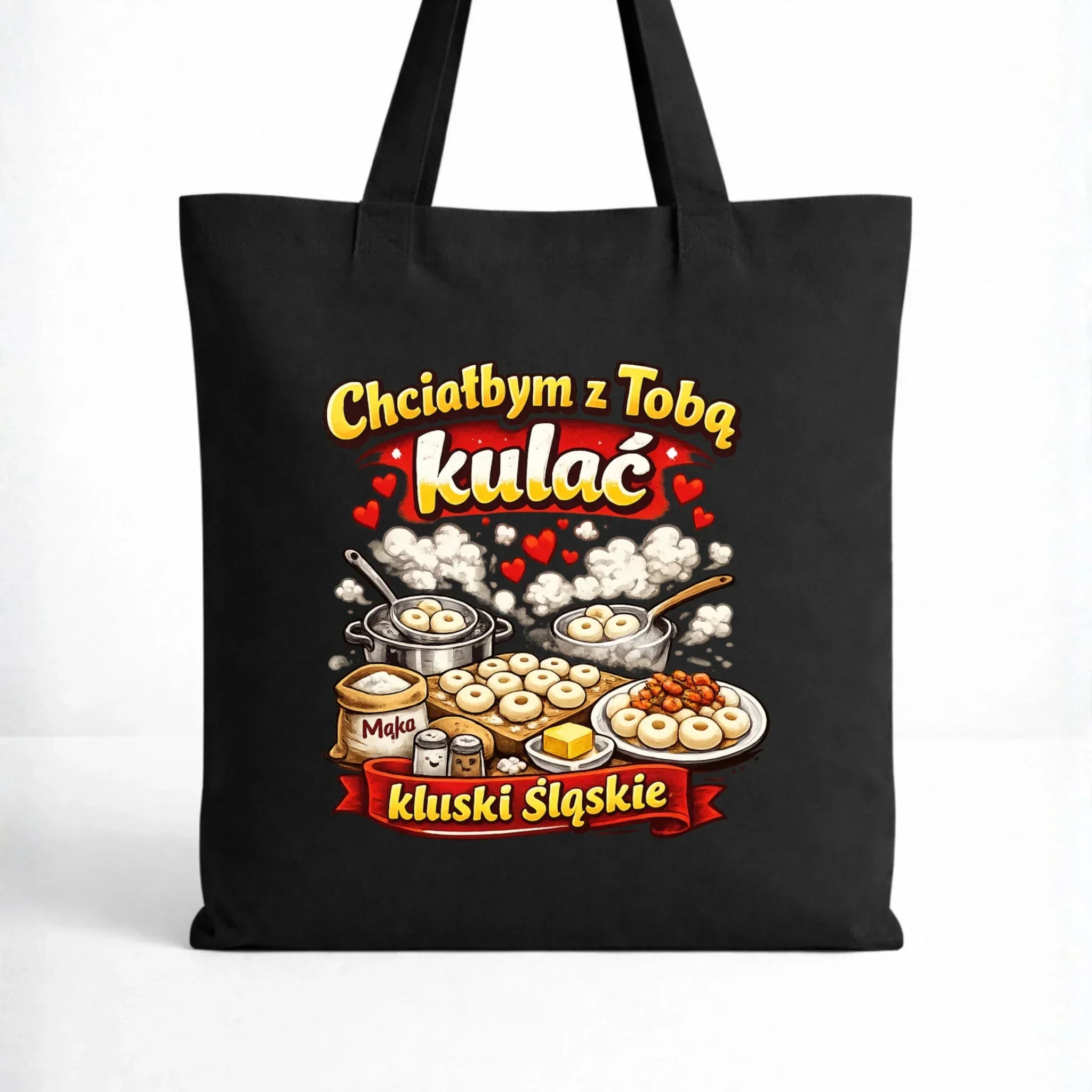 Torba dla par - Chciałbym z Tobą kulać kluski śląskie W90 - StoryCups.pl