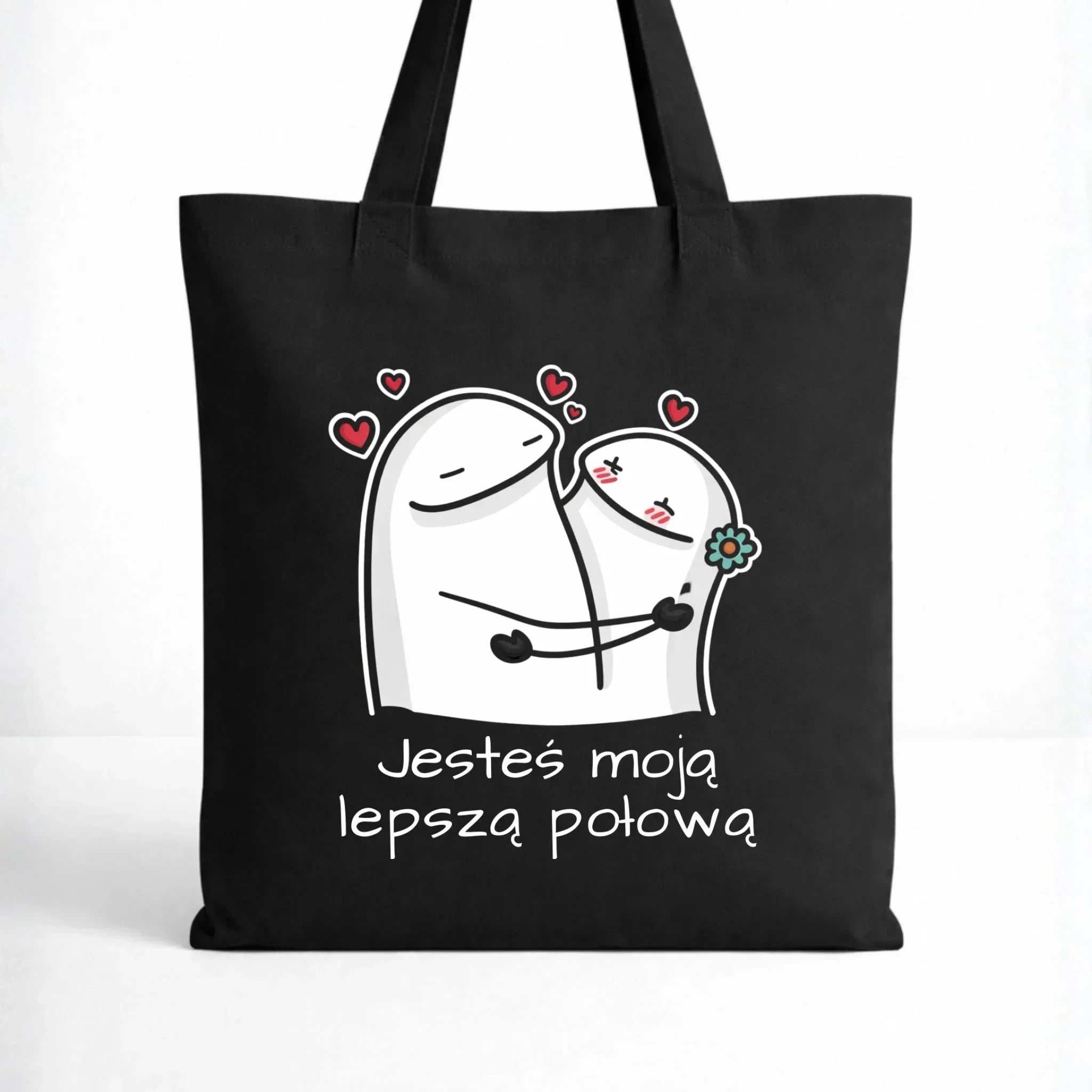 Torba dla par - Jesteś moją lepszą połową W87 - StoryCups.pl