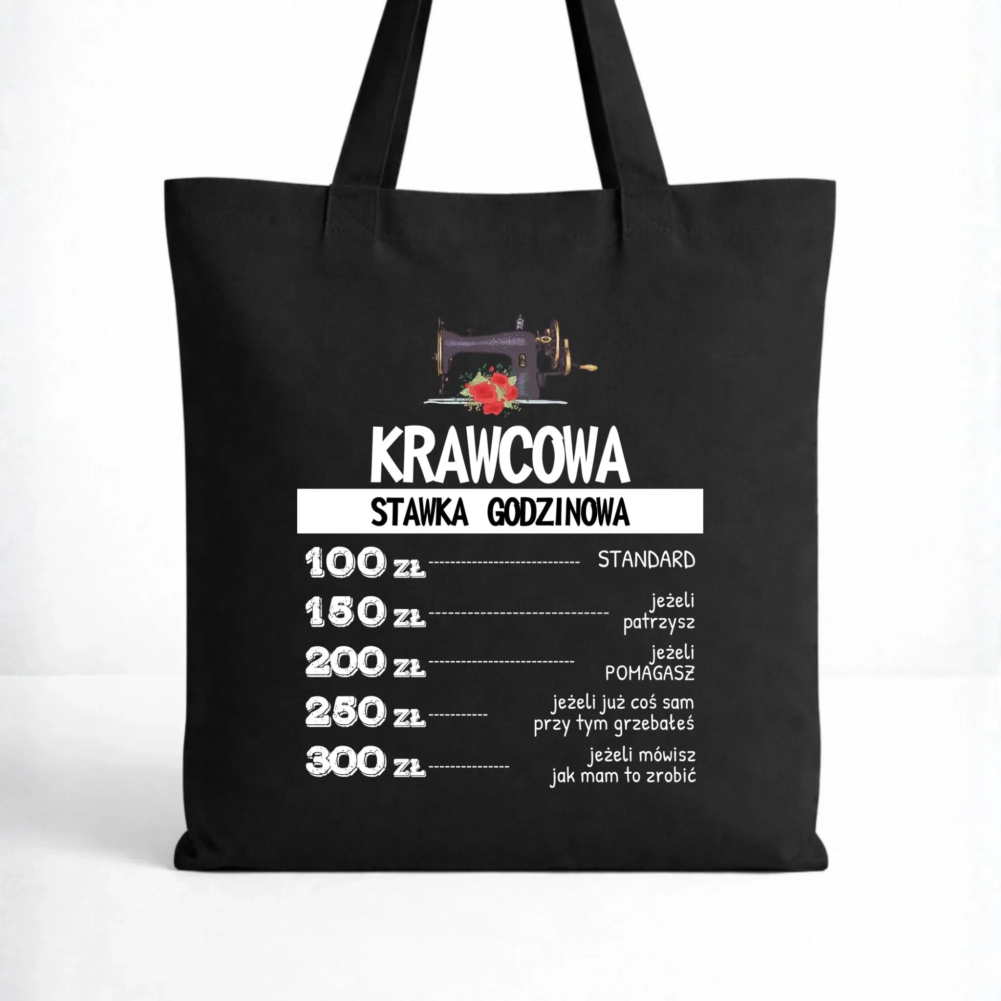 Torba szyciowa dla krawcowej - Stawka godzinowa HS26 - StoryCups.pl