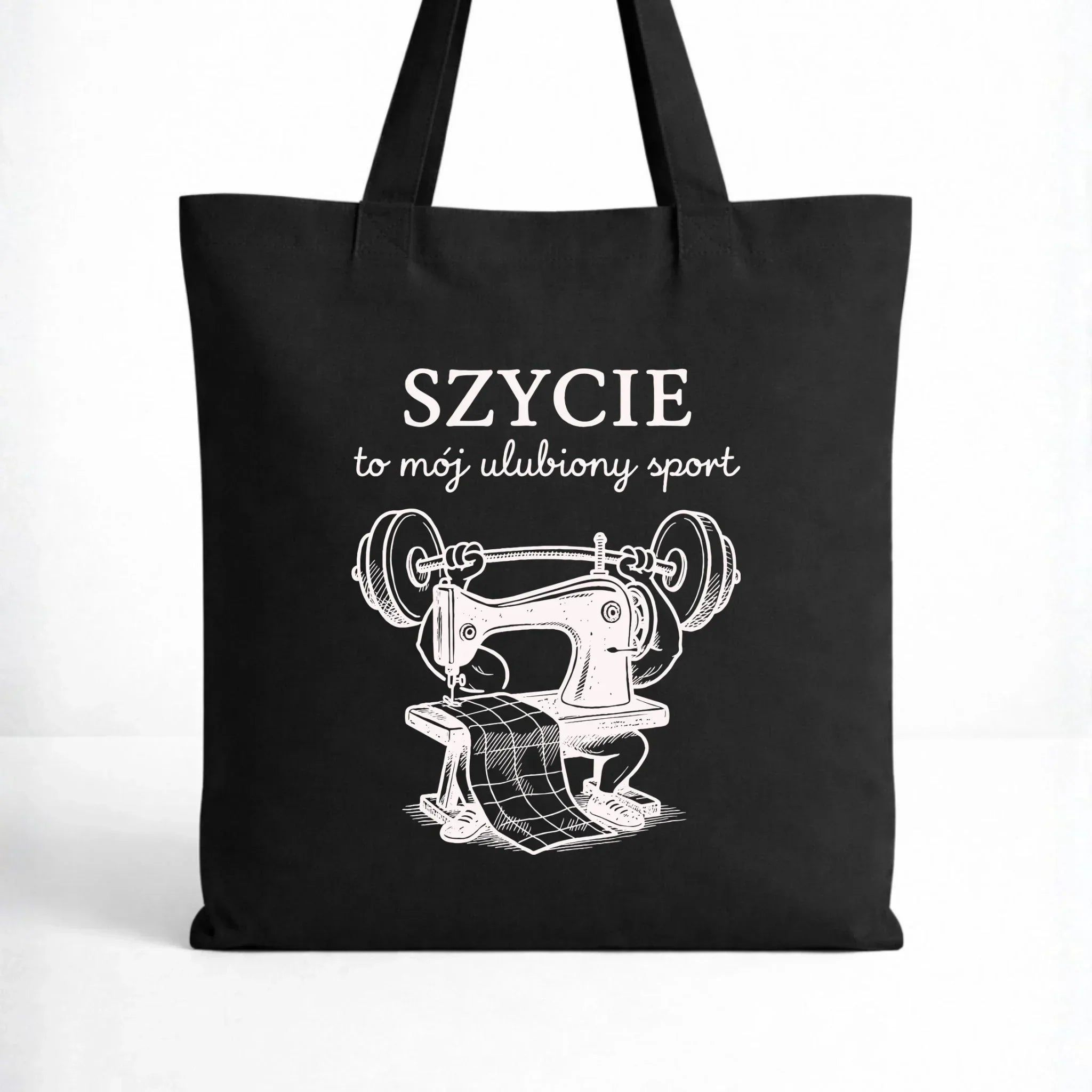 Torba szyciowa dla krawcowej - Szycie to mój ulubiony sport HS23 - StoryCups.pl