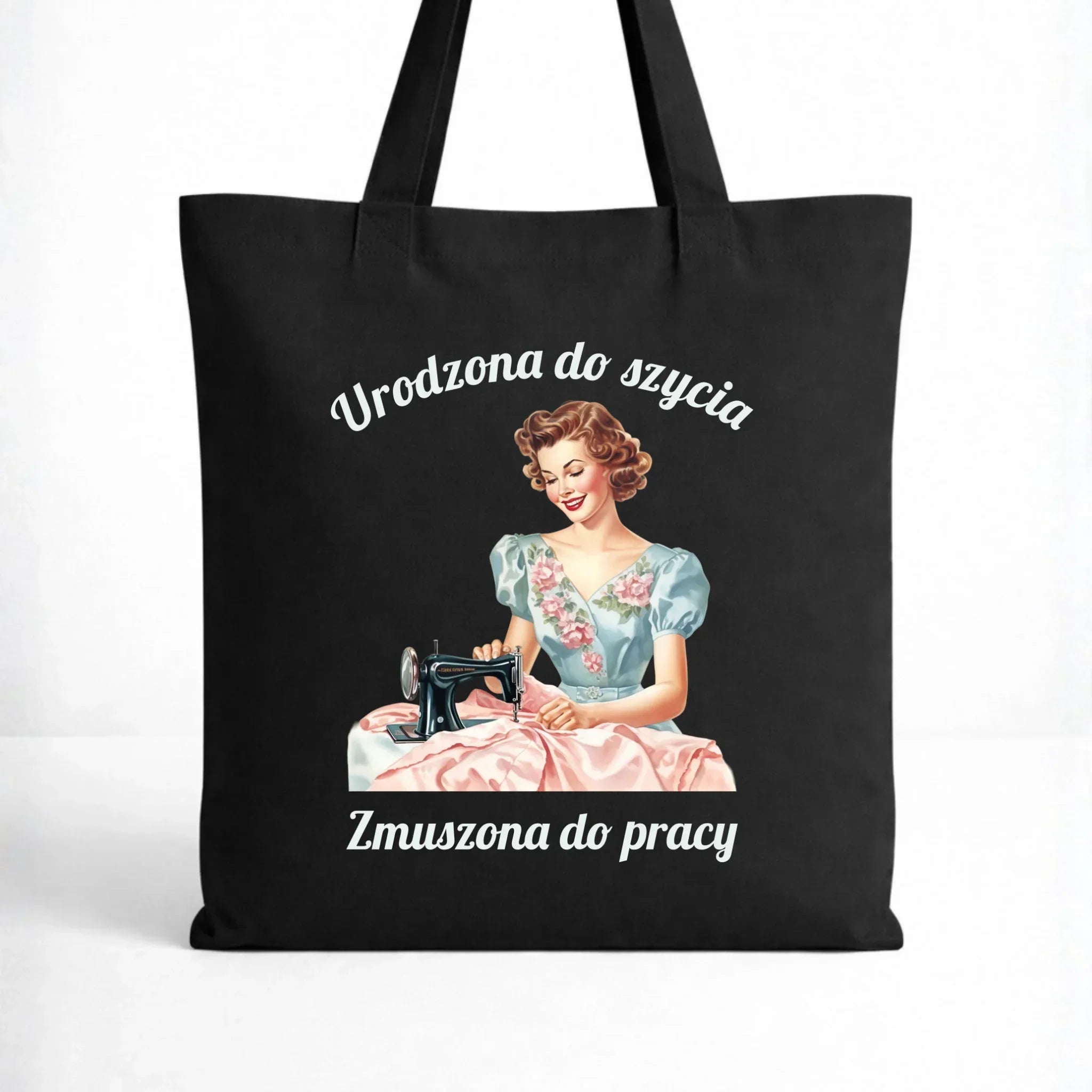 Torba szyciowa dla krawcowej - Urodzona do szycia HS18 - StoryCups.pl