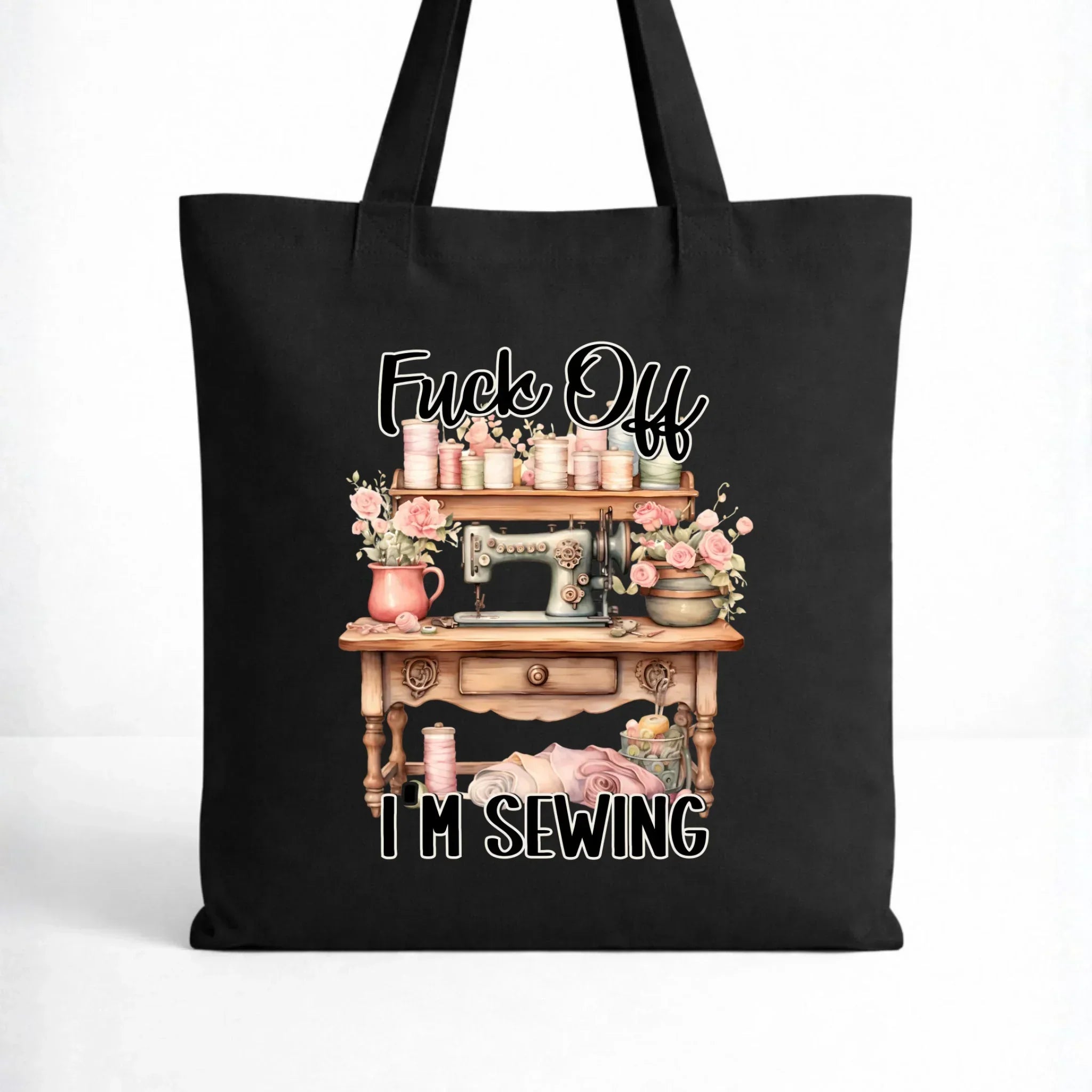 Torba szyciowa dla krawcowej - Fck off im sewing HS16 - StoryCups.pl