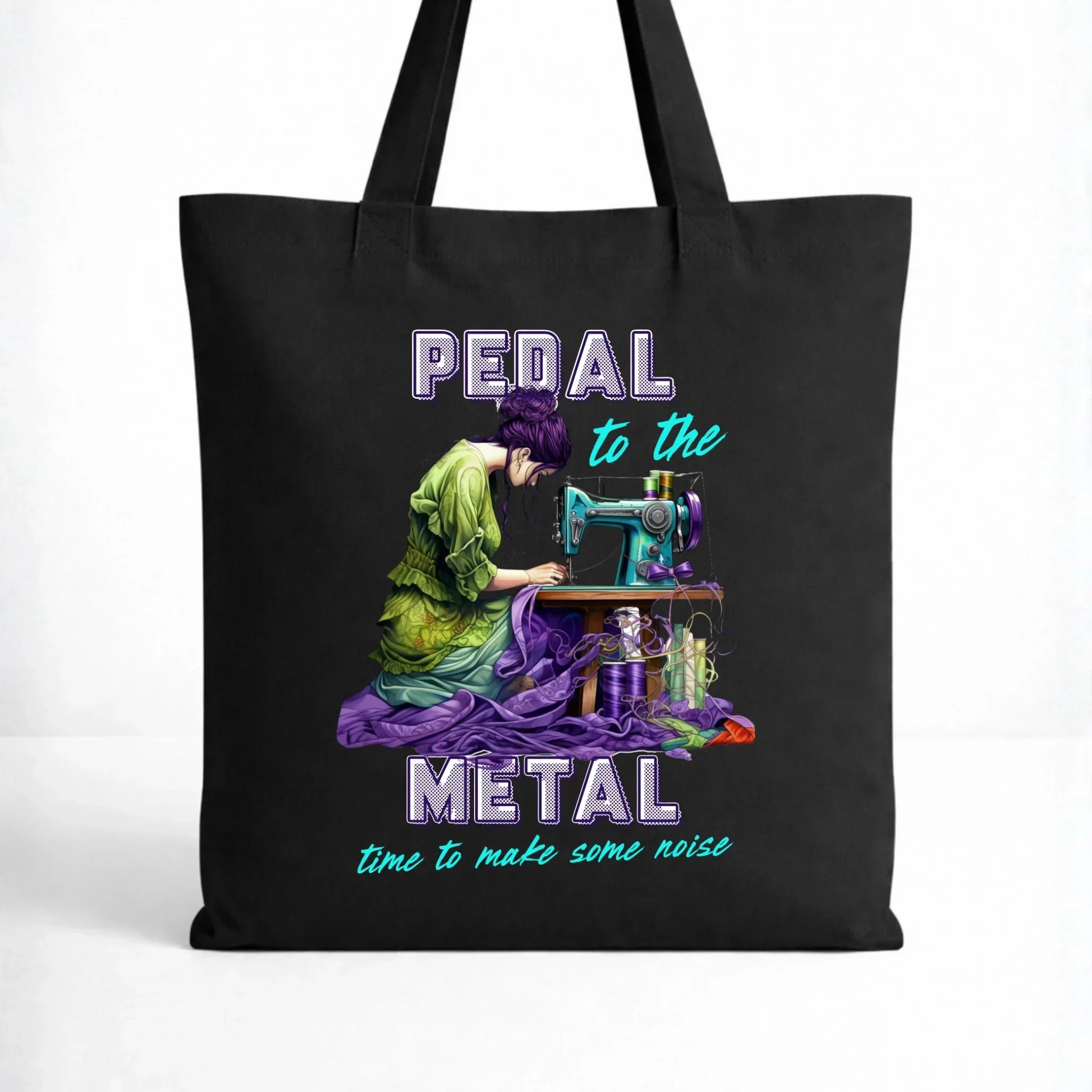 Torba szyciowa - prezent dla krawcowej - PEDAL METAL HS01 - StoryCups.pl