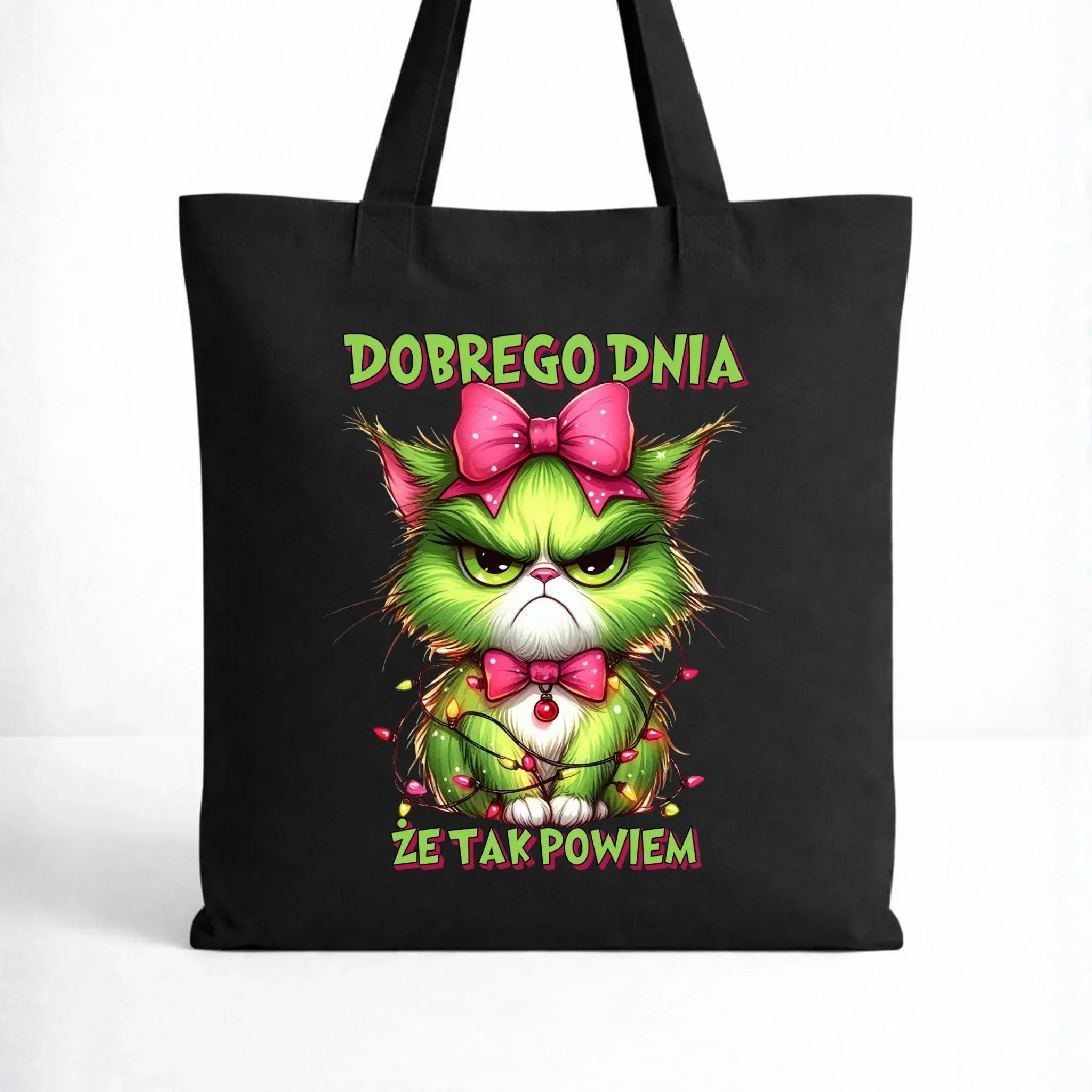 Torba świąteczna - prezent dla niej - Grinch dobrego dnia, że tak powiem BN153 - StoryCups.pl