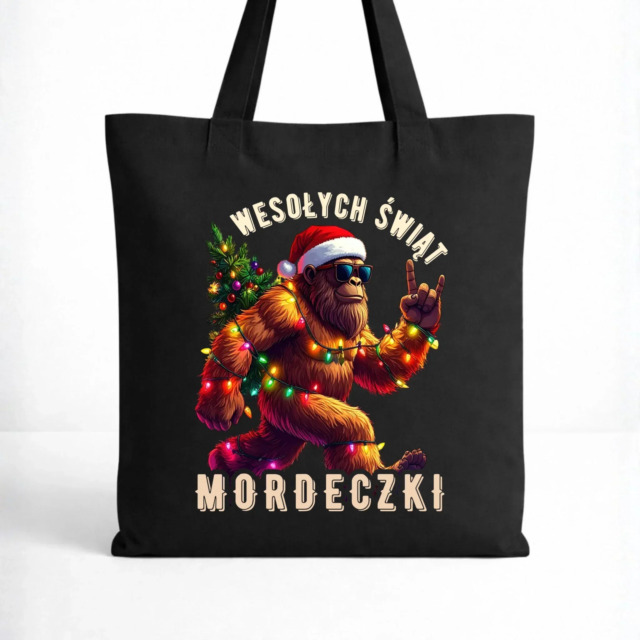 Torba świąteczna - prezent na święta - Yeti Wesołych Świąt mordeczki BN152 - StoryCups.pl