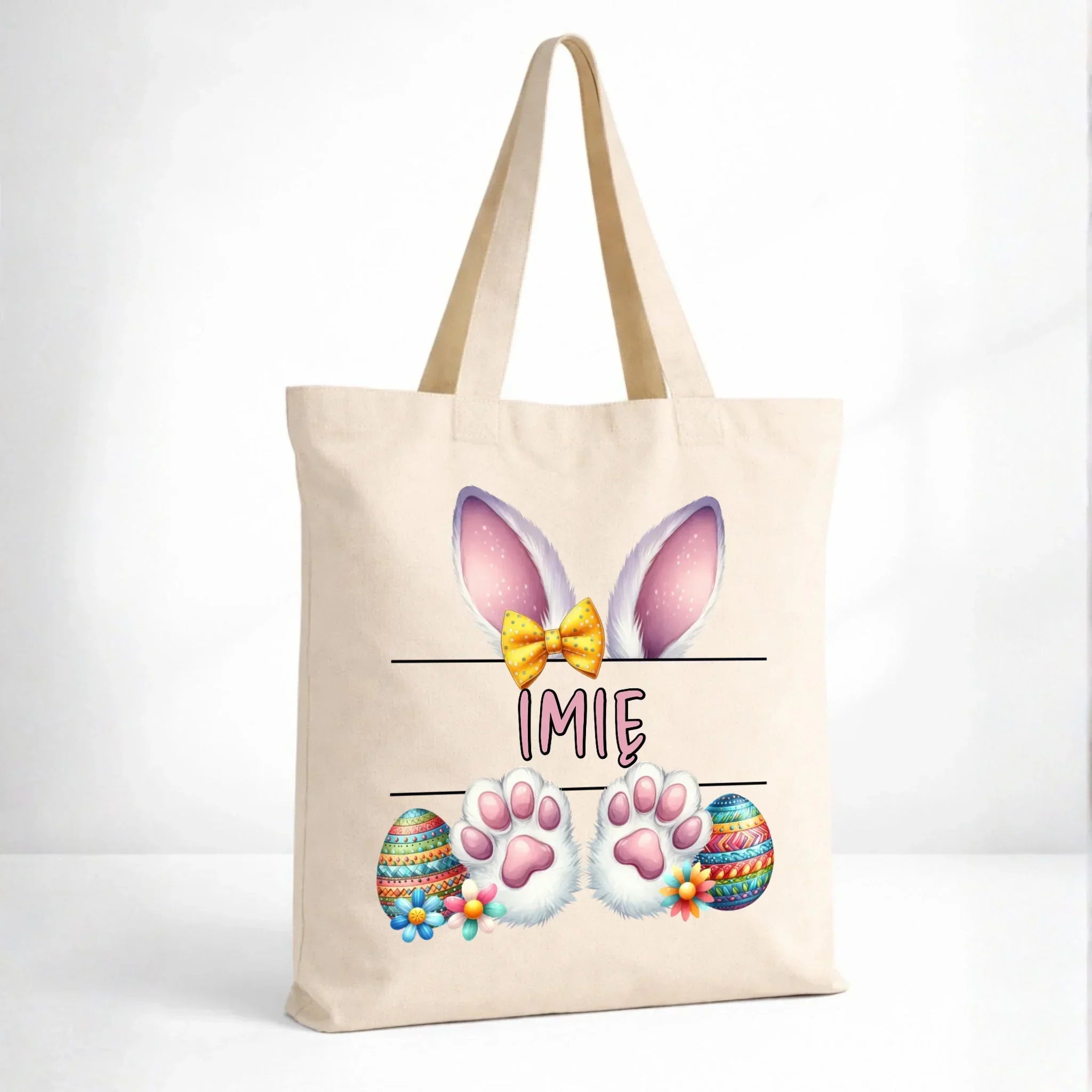 Torba wielkanocna - Zajączek - personalizowana WN13 - StoryCups.pl